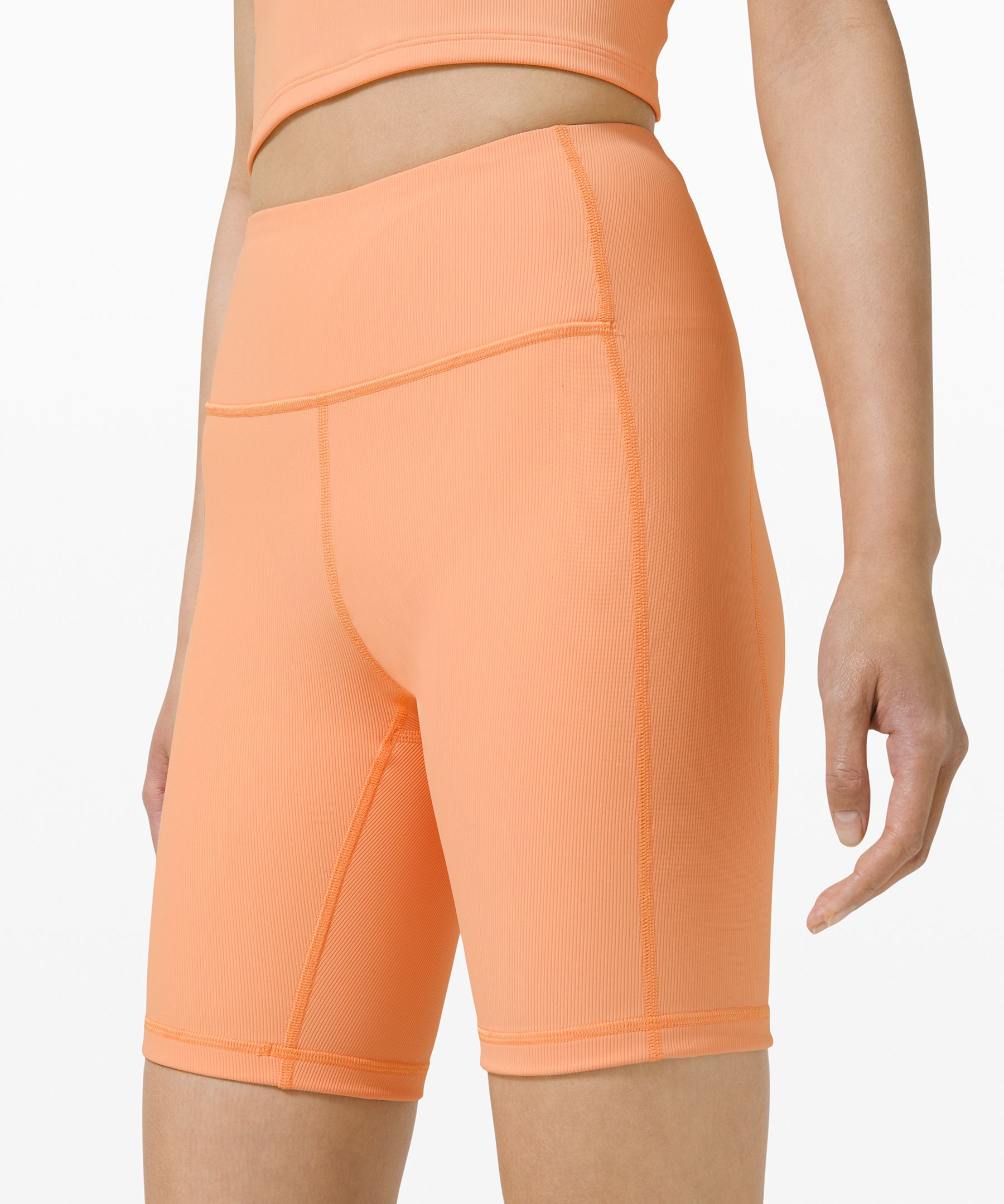 Ribbed Contoured High-Rise Short 8