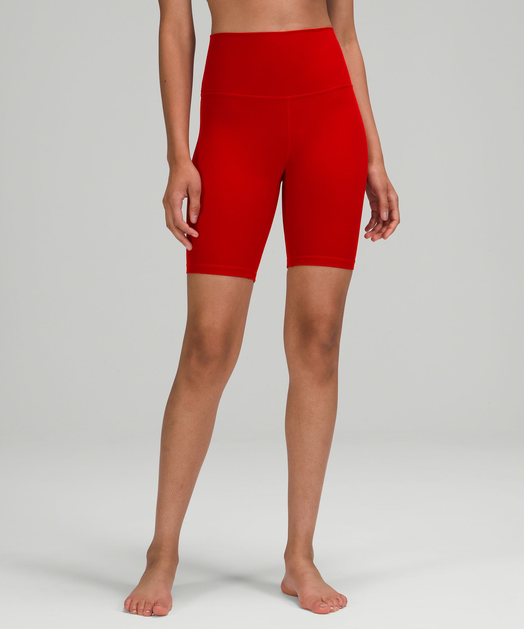 Lululemon Align™ High-rise Shorts 8" In Dark Red