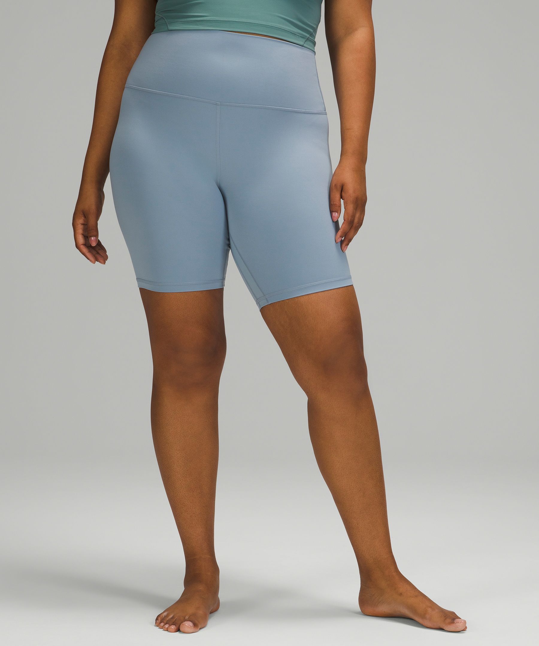 Lululemon Align™ High-rise Shorts 8" In Chambray