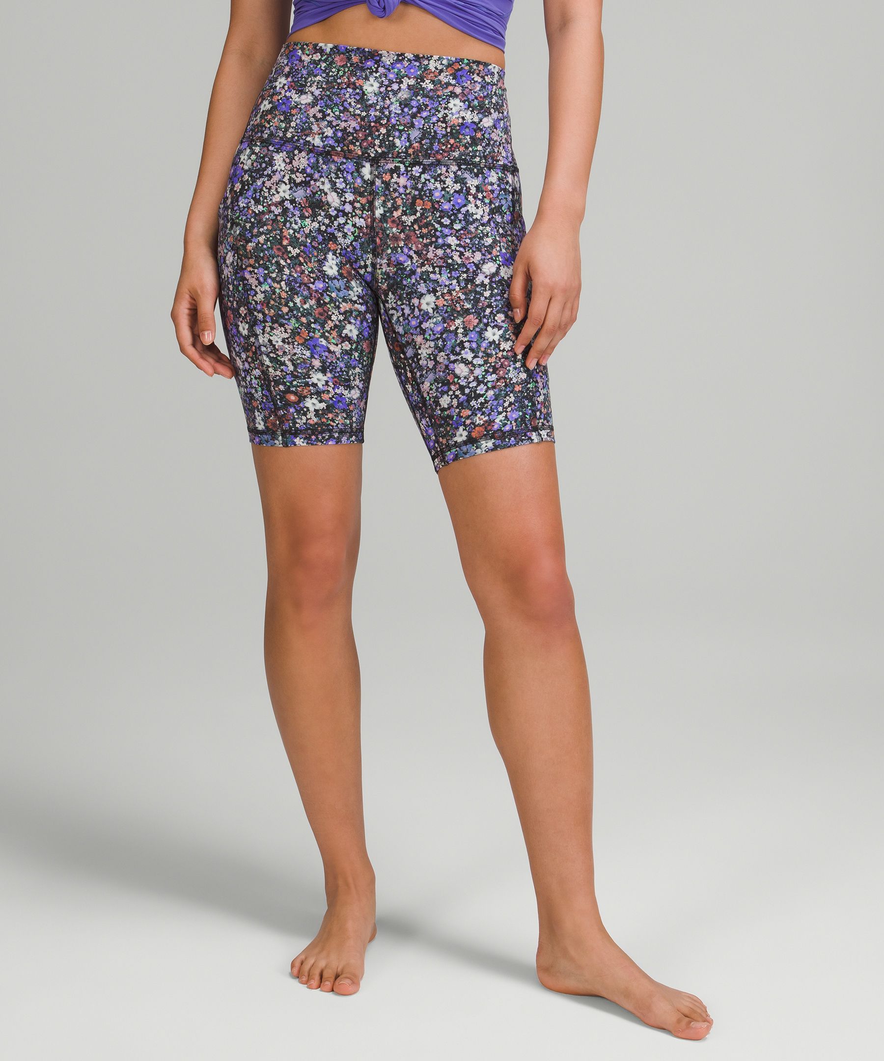 Lululemon Align™ High-rise Shorts With Pockets 8" In Flower Burst