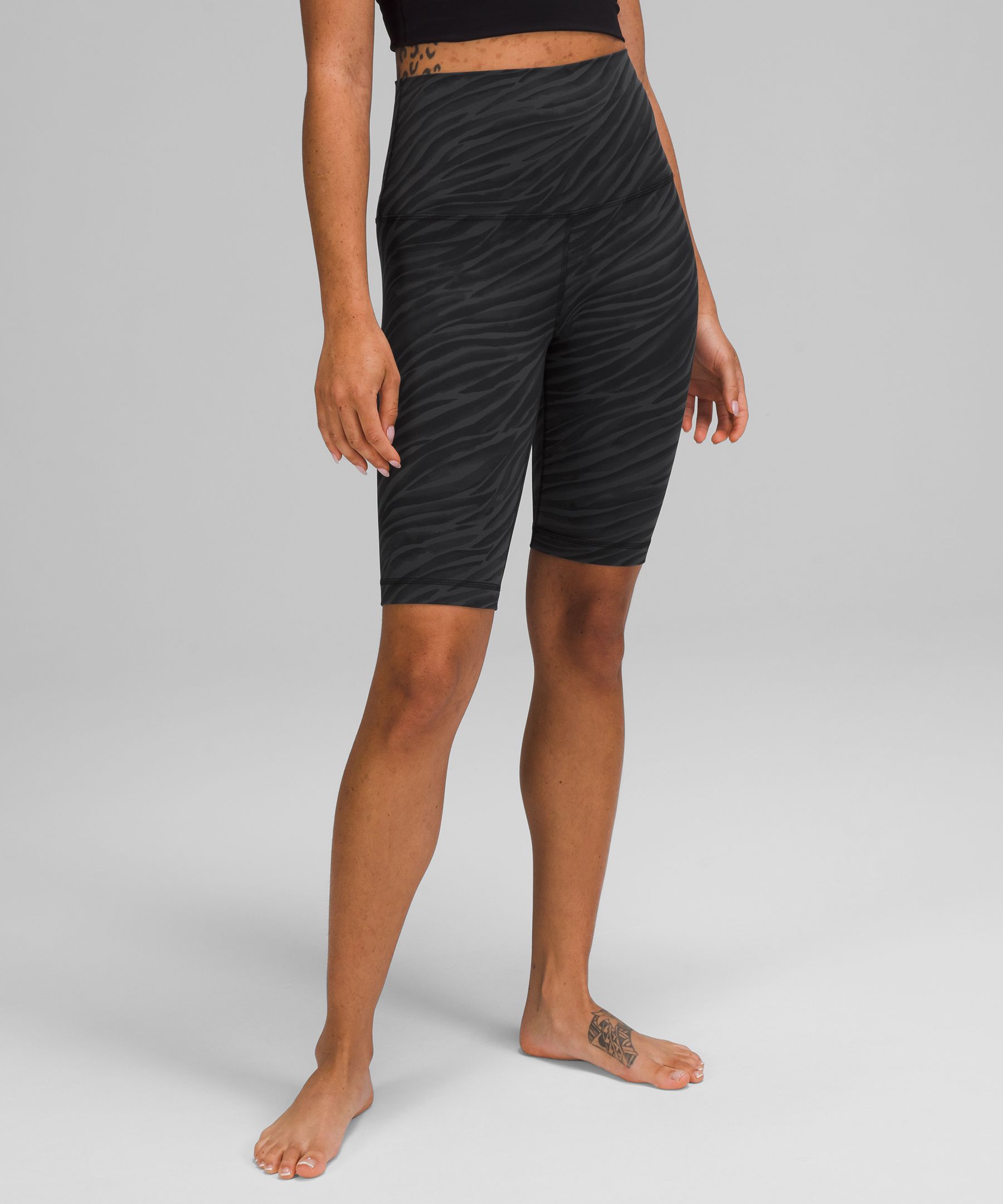 Lululemon Align™ Super-high-rise Short 10" In Printed