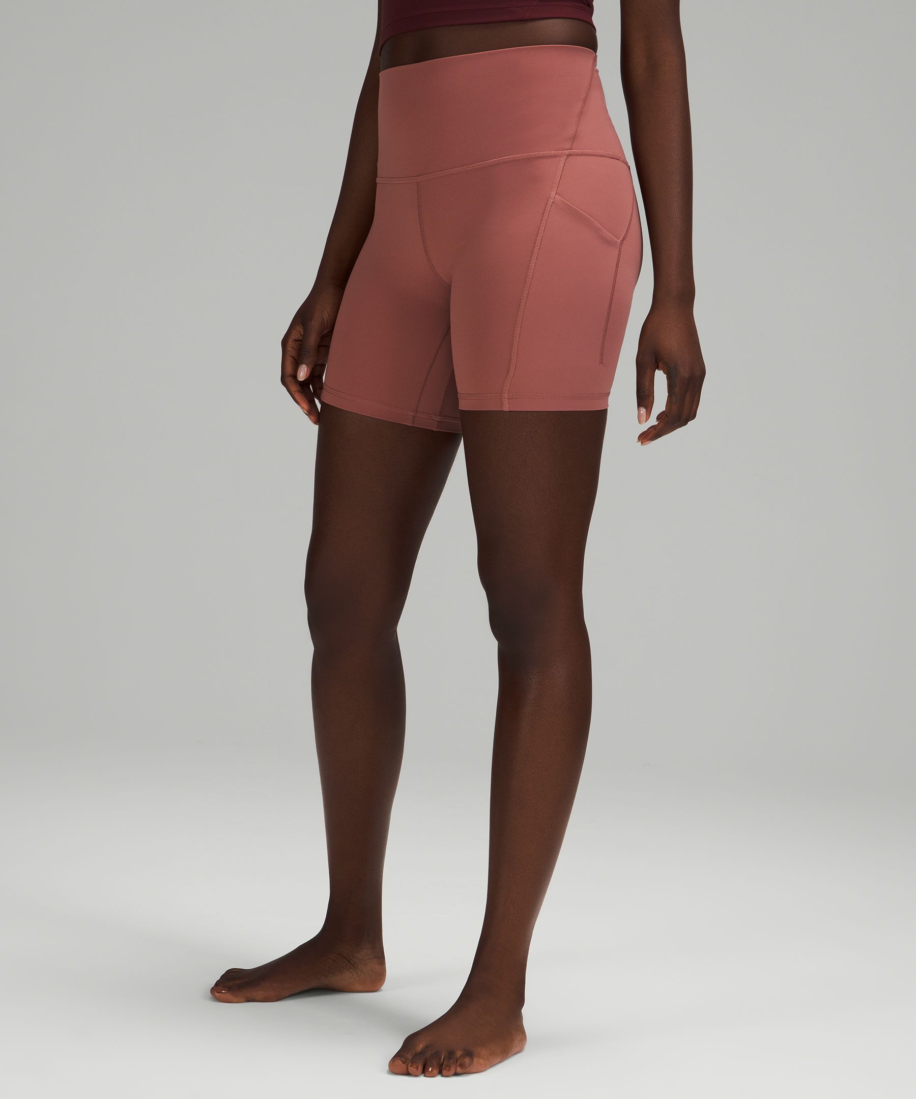 Lululemon Align™ High-rise Shorts With Pockets 6" In Spiced Chai