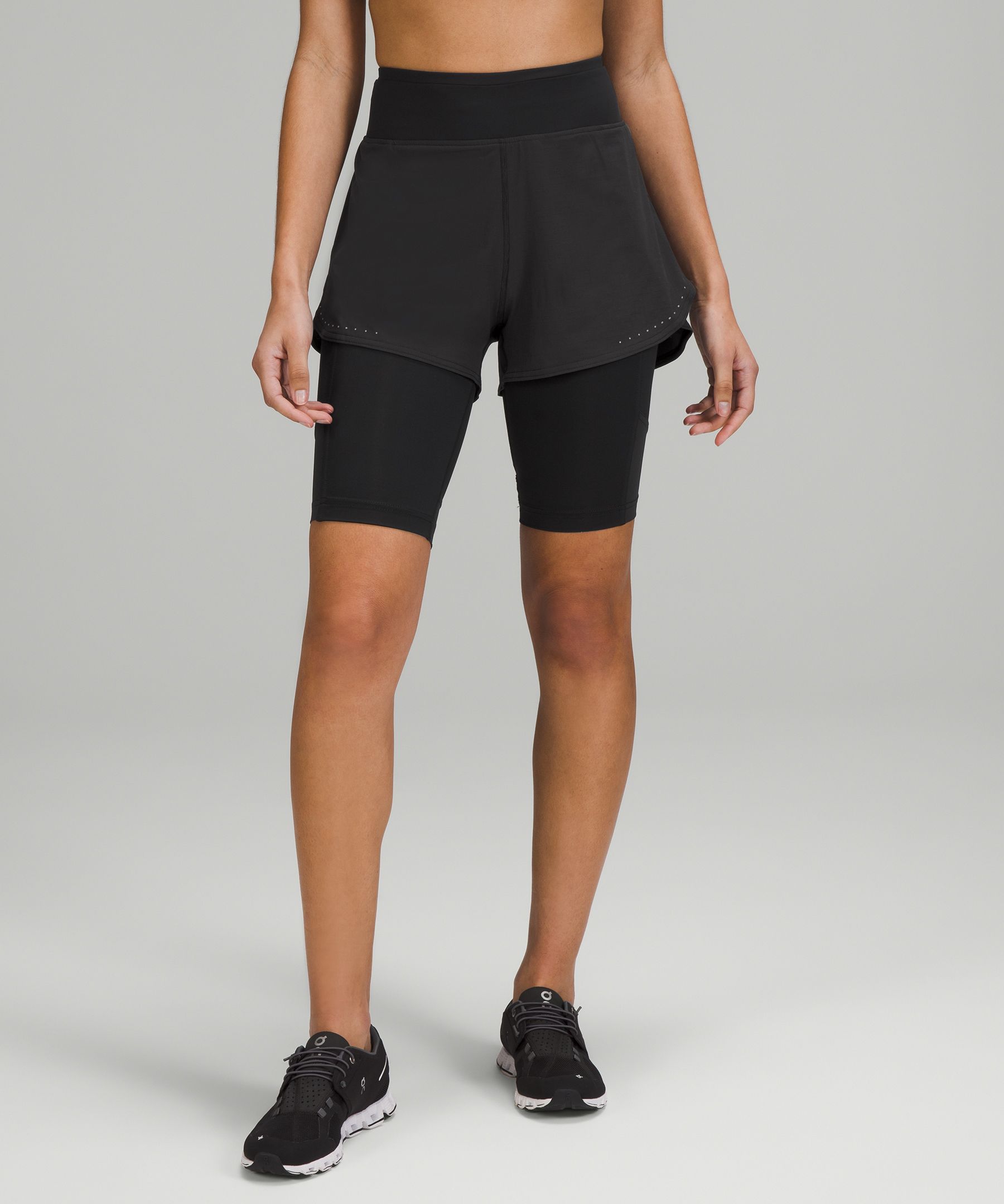 Lululemon Fast and Free 2-in-1 High-Rise Short 3 *Reflective