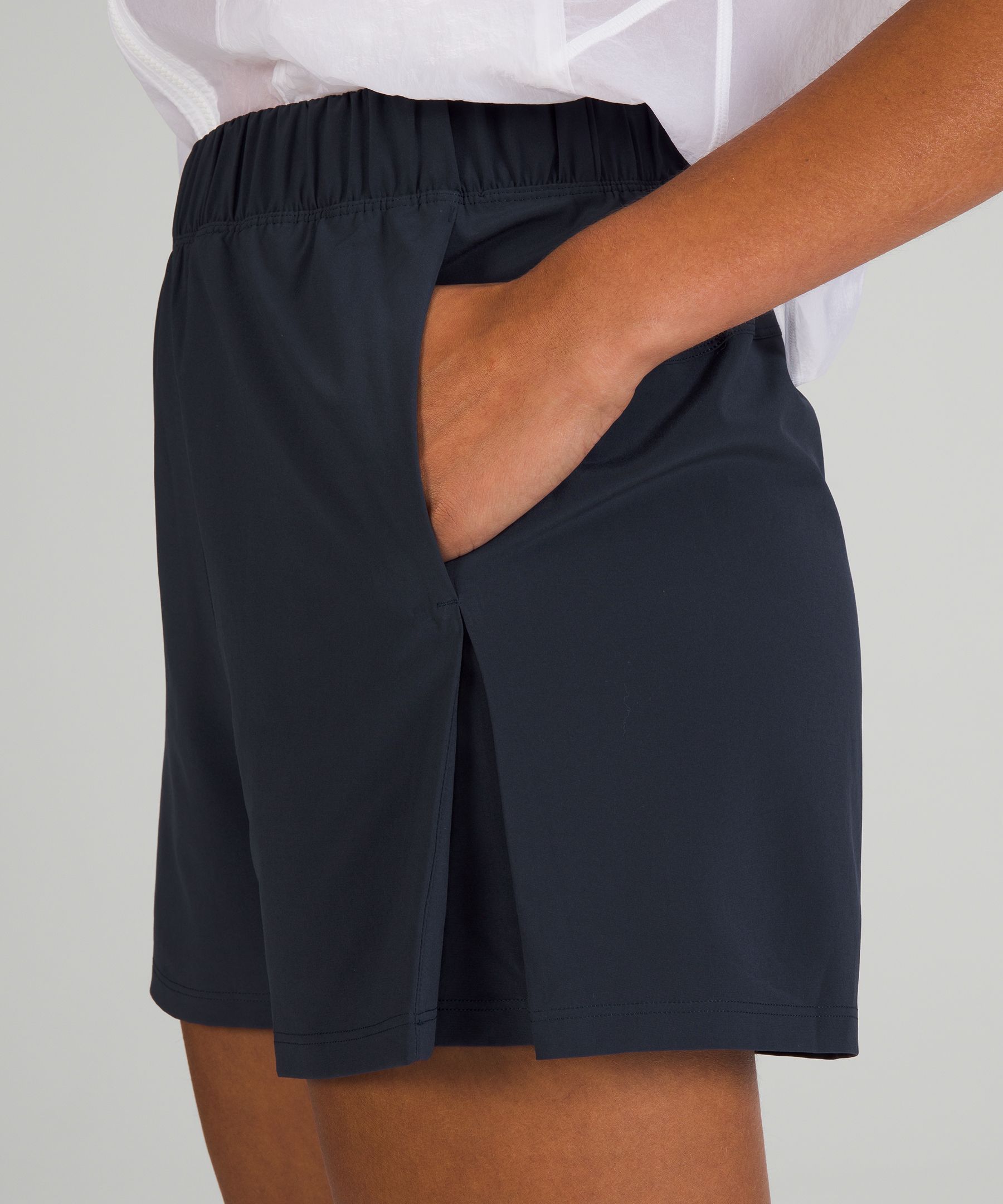 Super-High-Rise Pleated Short 3”