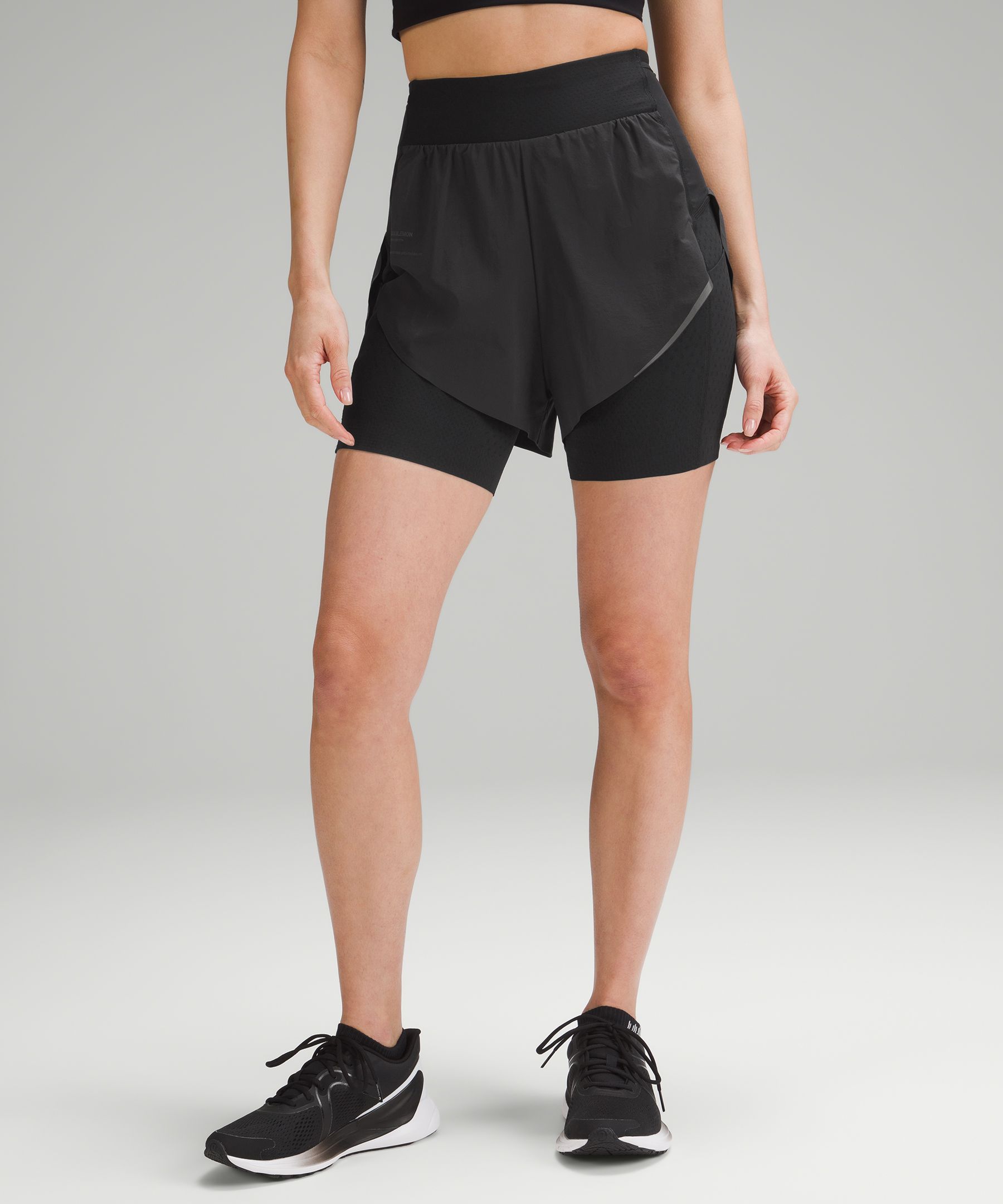 Lululemon Senseknit Composite High-rise Running Shorts