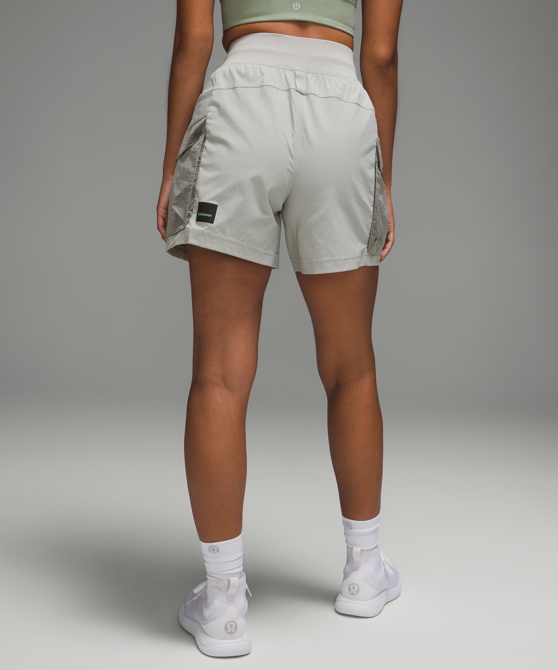 Multi-Pocket Cargo High-Rise Hiking Short 5, Women's Shorts