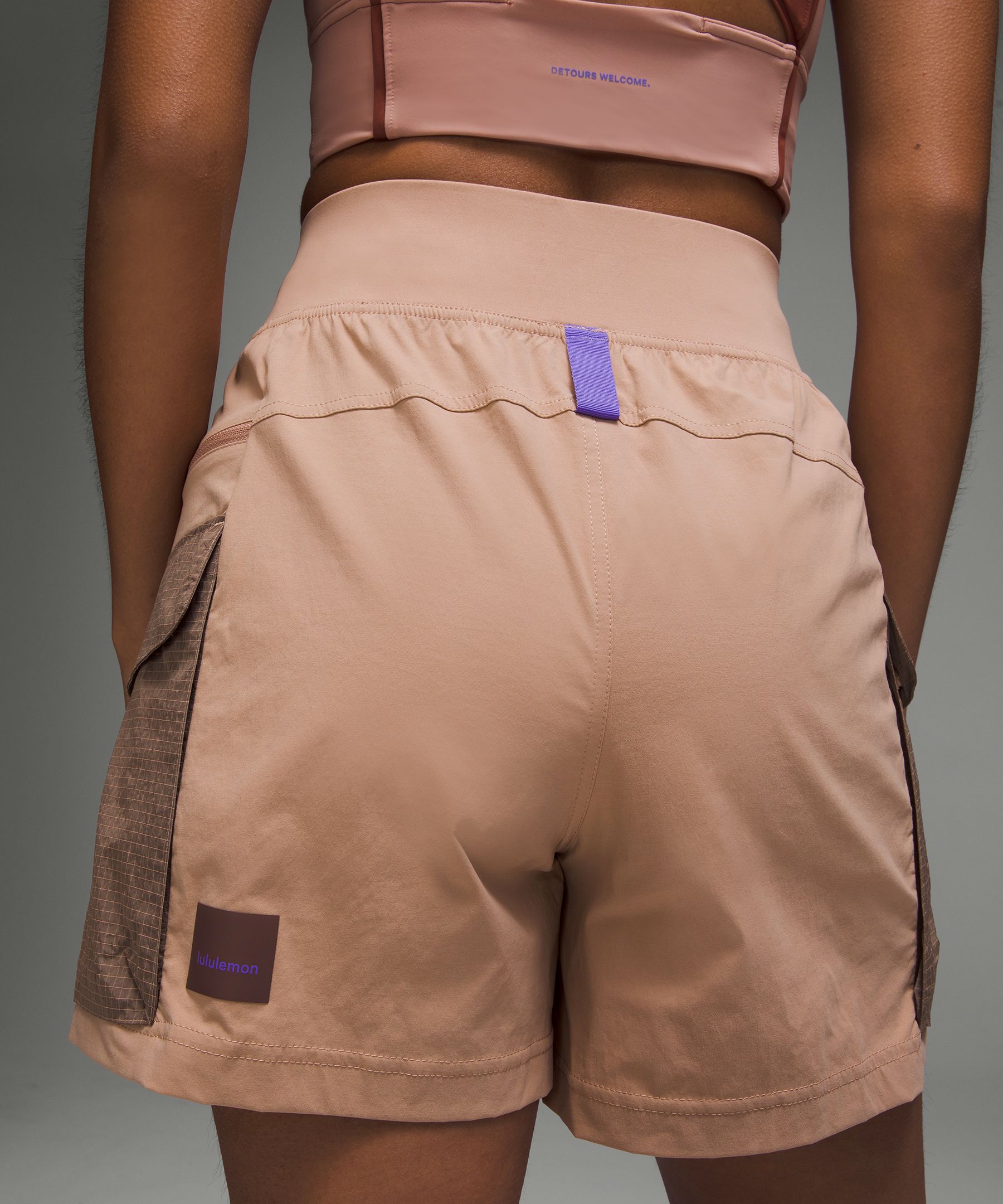 Multi-Pocket Cargo High-Rise Hiking Short 5