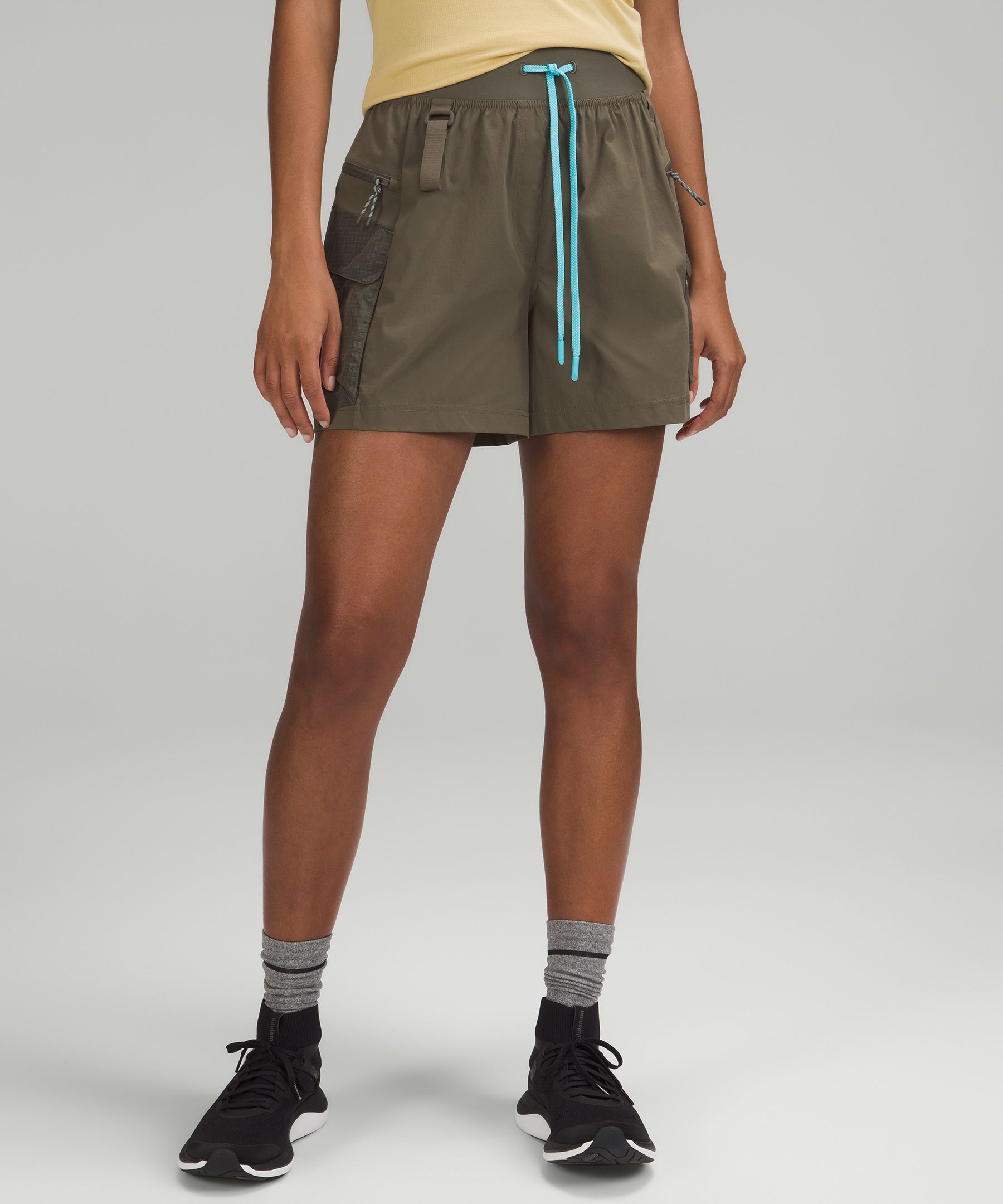 Lululemon Multi-pocket Cargo High-rise Hiking Shorts 5"