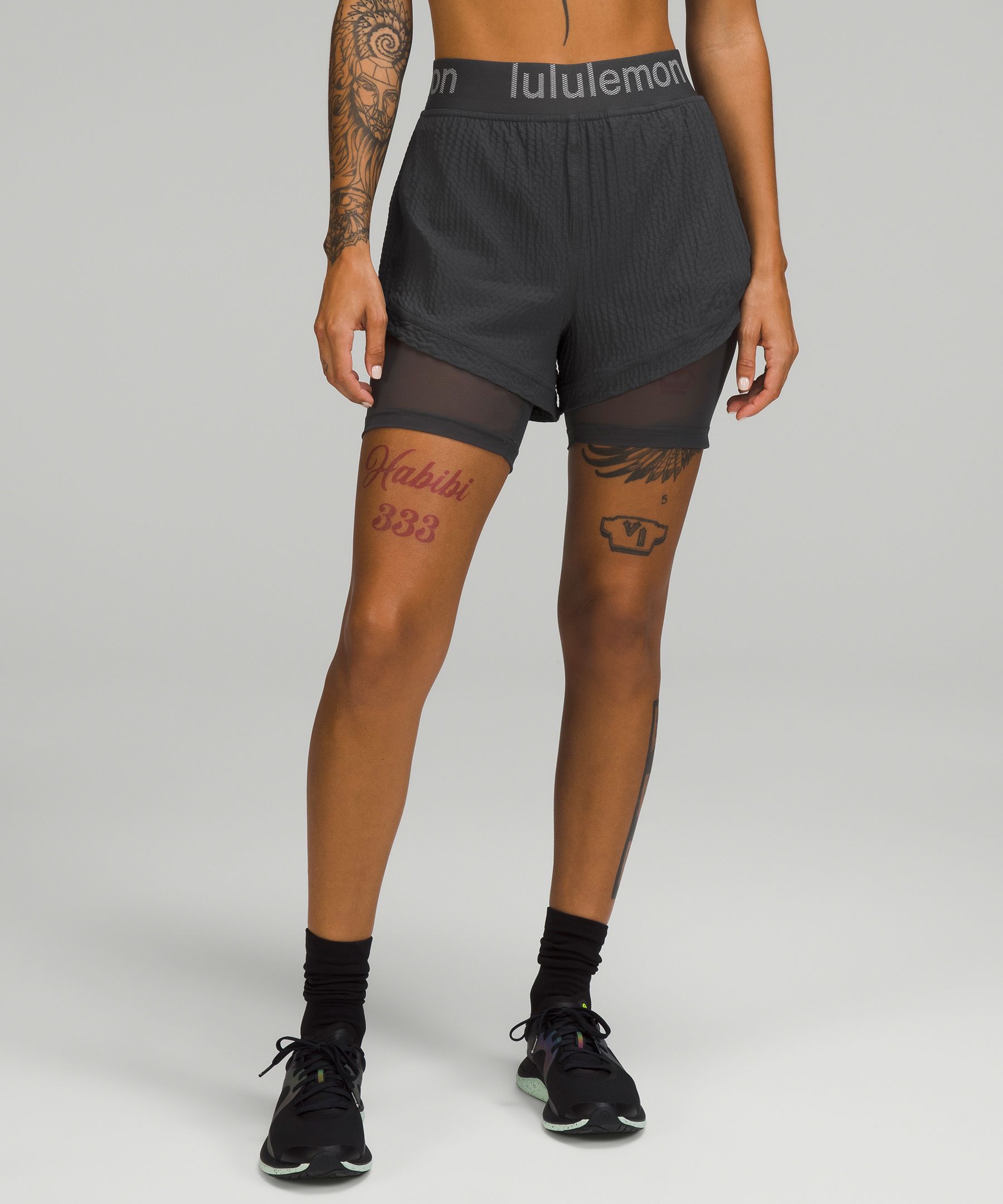 Lululemon track cheap and train short