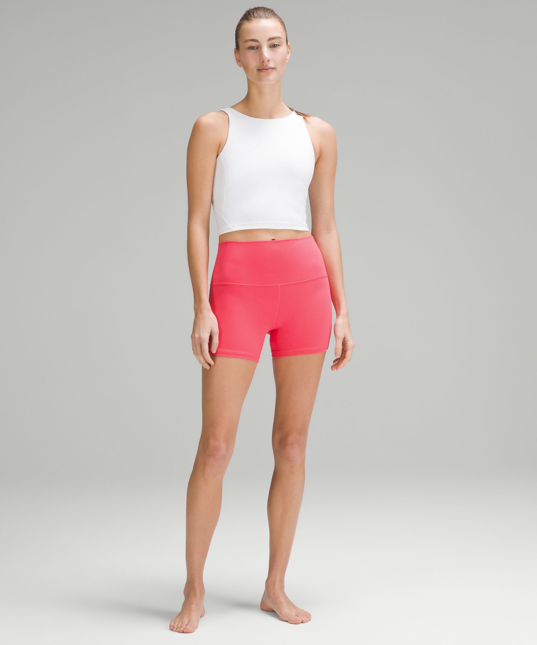 Lululemon Softstreme High Rise Short 4” Pink Size 6 - $65 (16% Off Retail)  - From Dakota