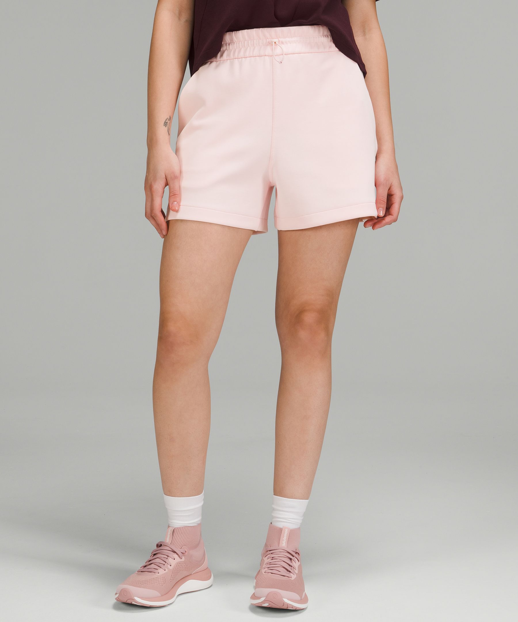 Lululemon Softstreme High-rise Shorts 4" In Strawberry Milkshake