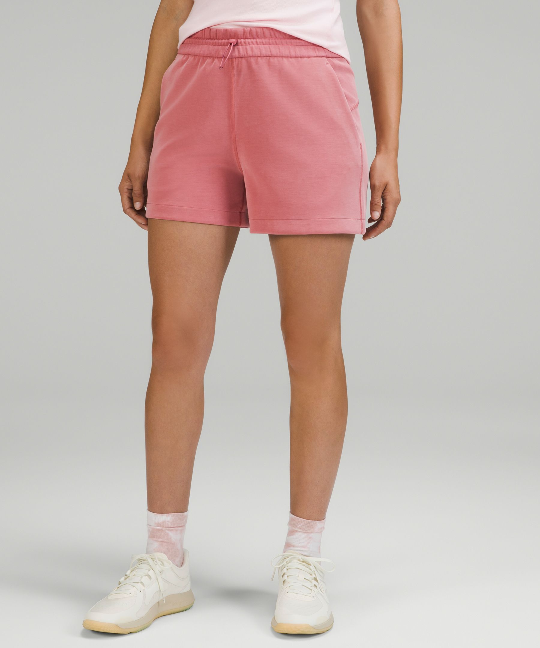 Lululemon Softstreme High-rise Shorts 4" In Brier Rose