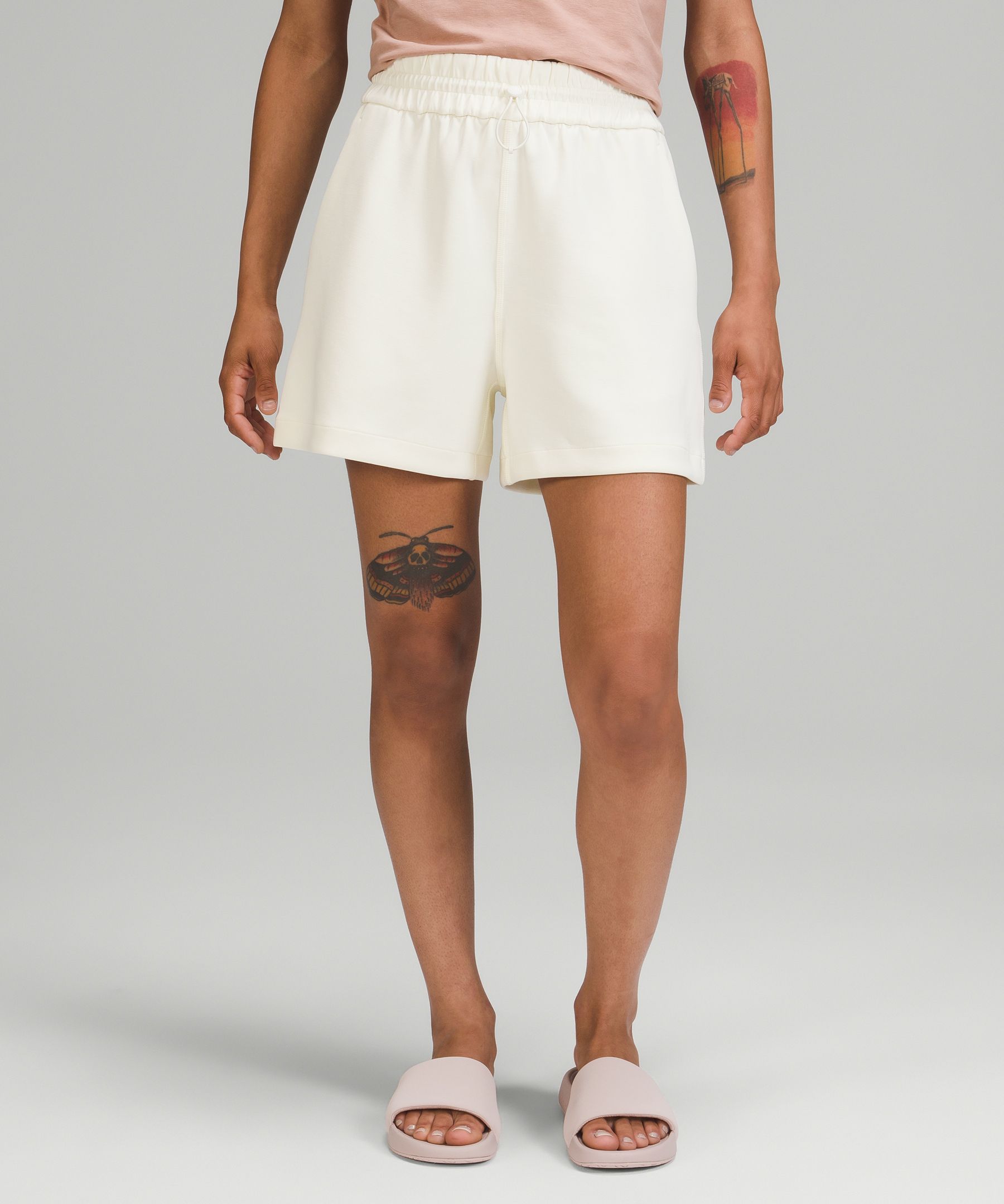Lululemon Softstreme High-rise Shorts 4 In Lemon Sorbet | ModeSens