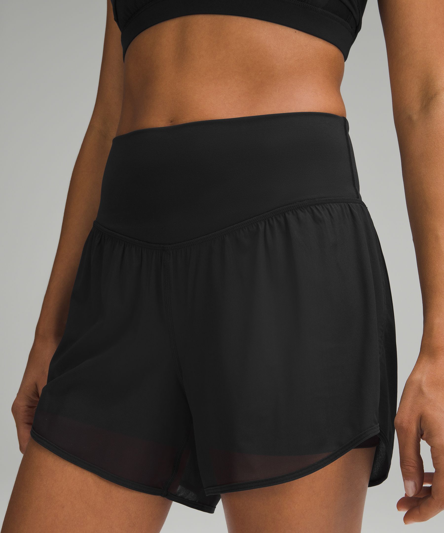 Lululemon Nulu and Mesh High-Rise Yoga Short 3.5 - 143550418