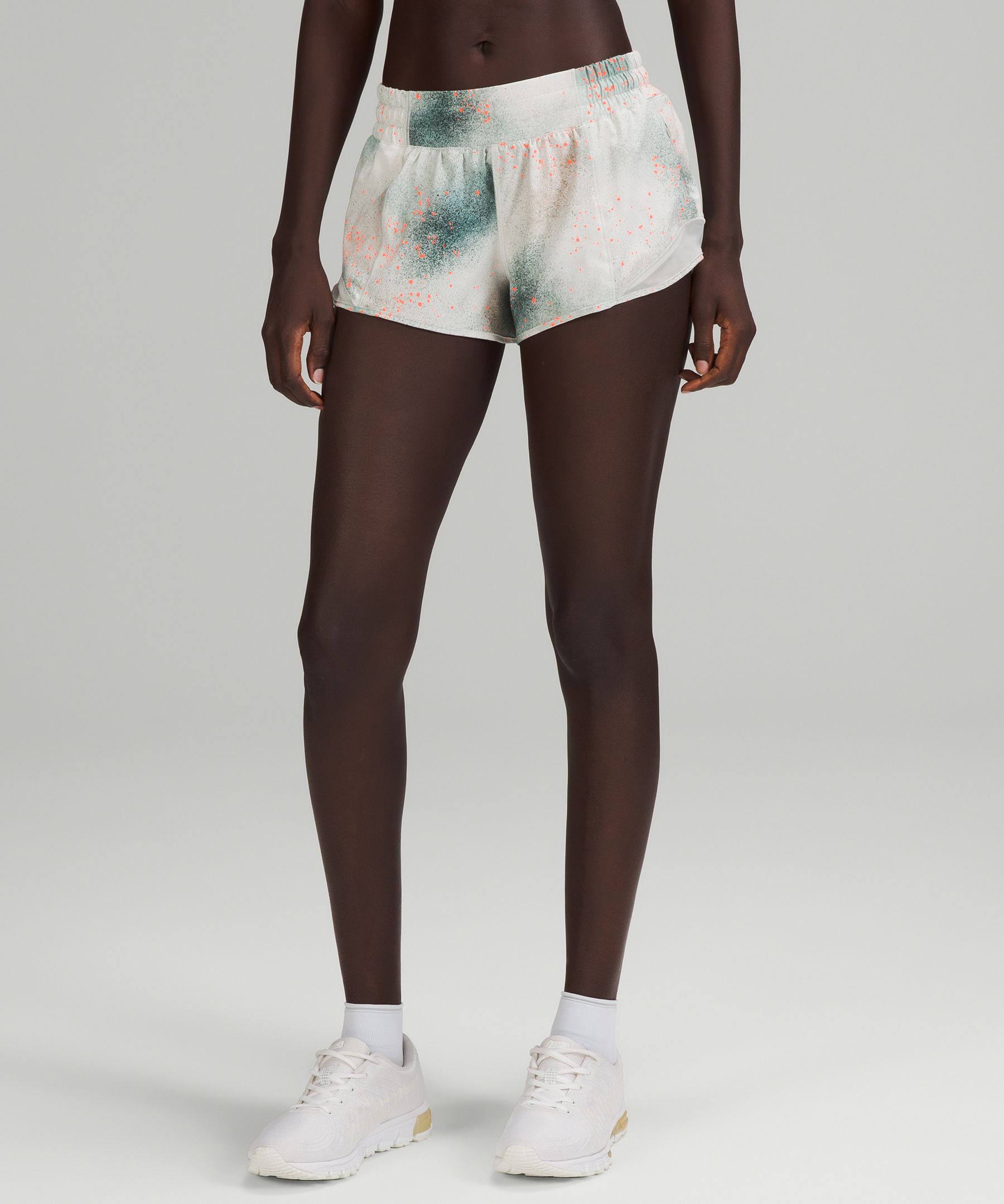 Lululemon Hotty Hot Low-rise Lined Shorts 2.5" Reflective
