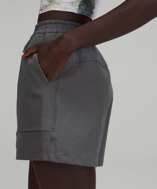 lululemon Lab Shorts mit entspanntem Schnitt und superhohem Bund 8 cm
