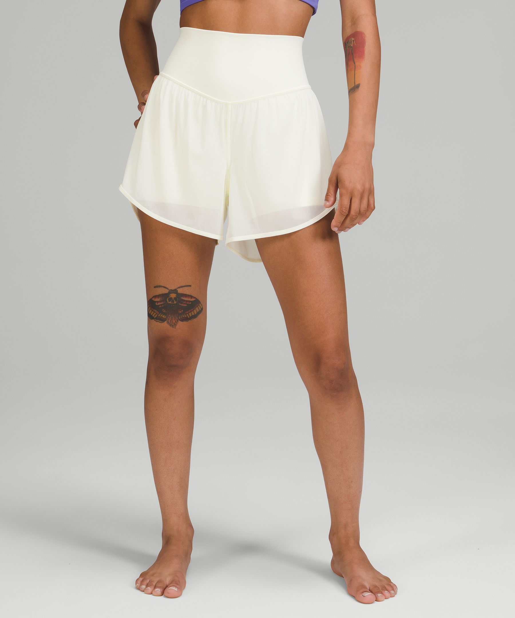 Nulu and Mesh High-Rise Yoga Short 3.5 | Womens Shorts | lululemon