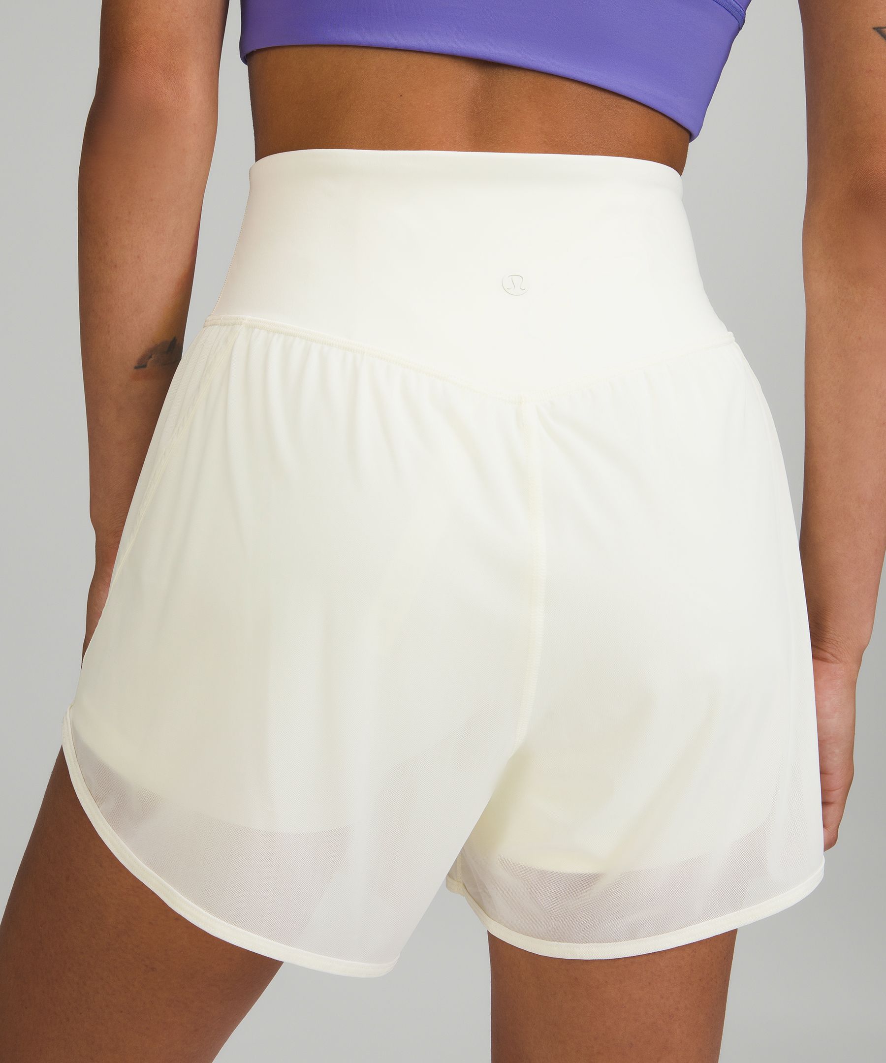 Lululemon Nulu and Mesh High-Rise Yoga Short 3.5 - 143550418