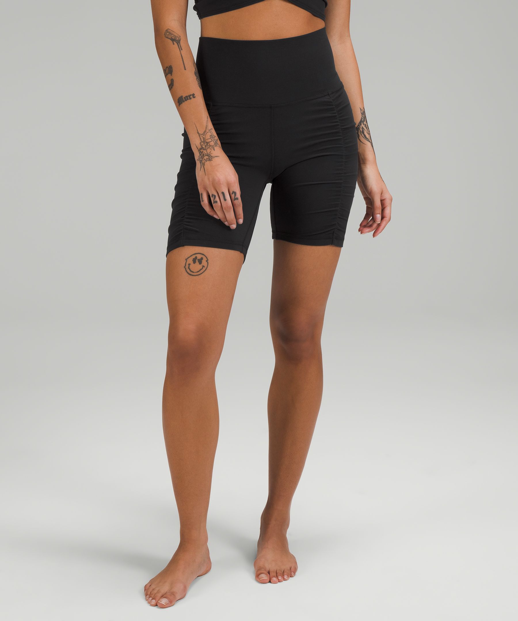 Black Align high-rise 6 shorts, lululemon