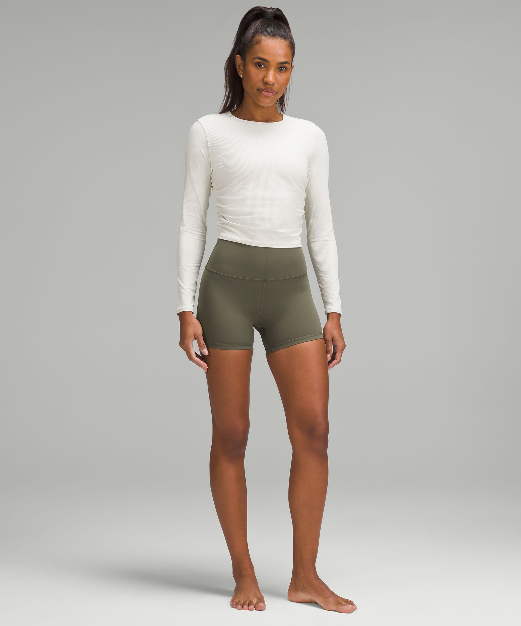 Shop Lululemon Align™ High-rise Shorts 4"