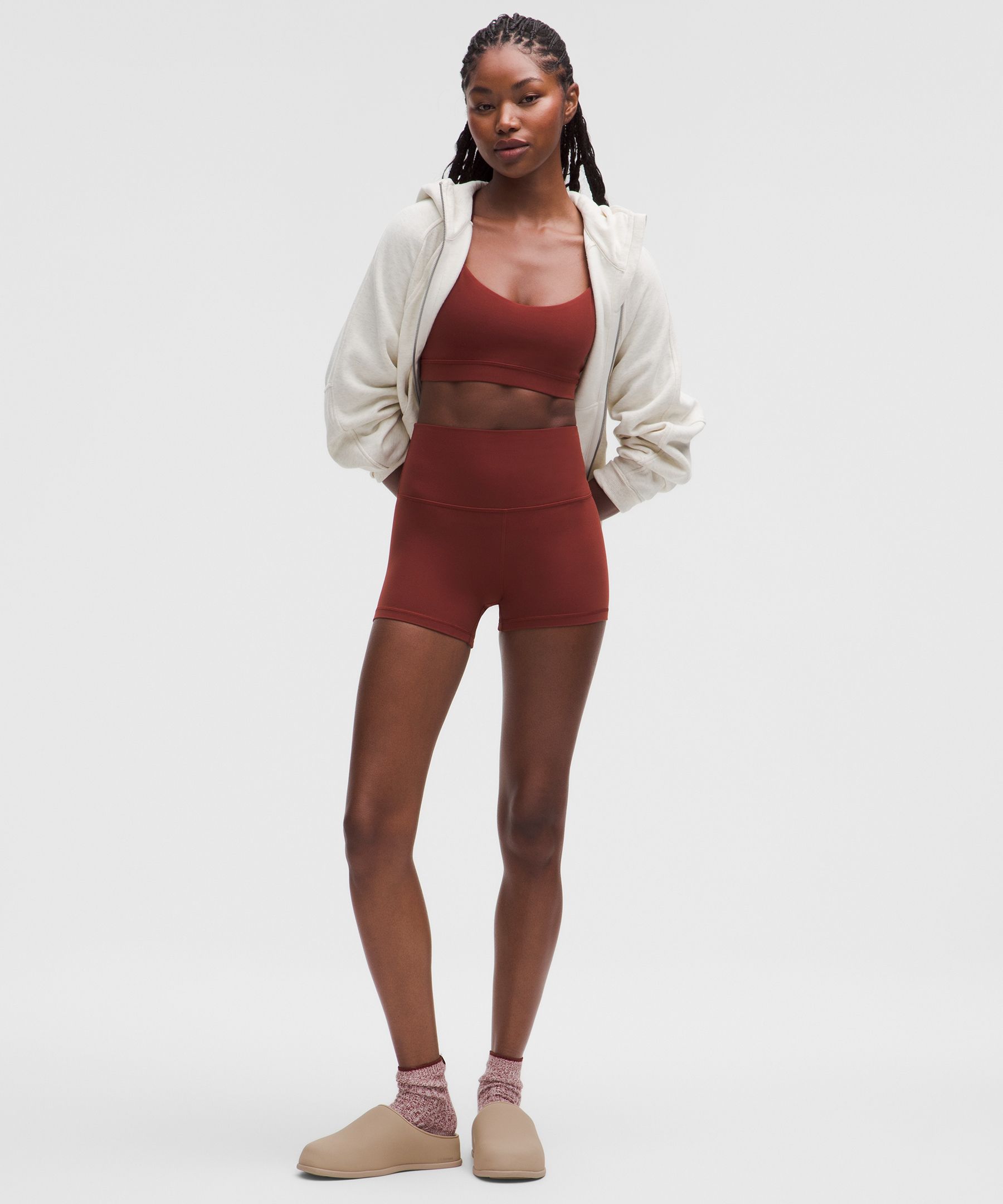 Lululemon Align™ High-rise Short 4" In Red