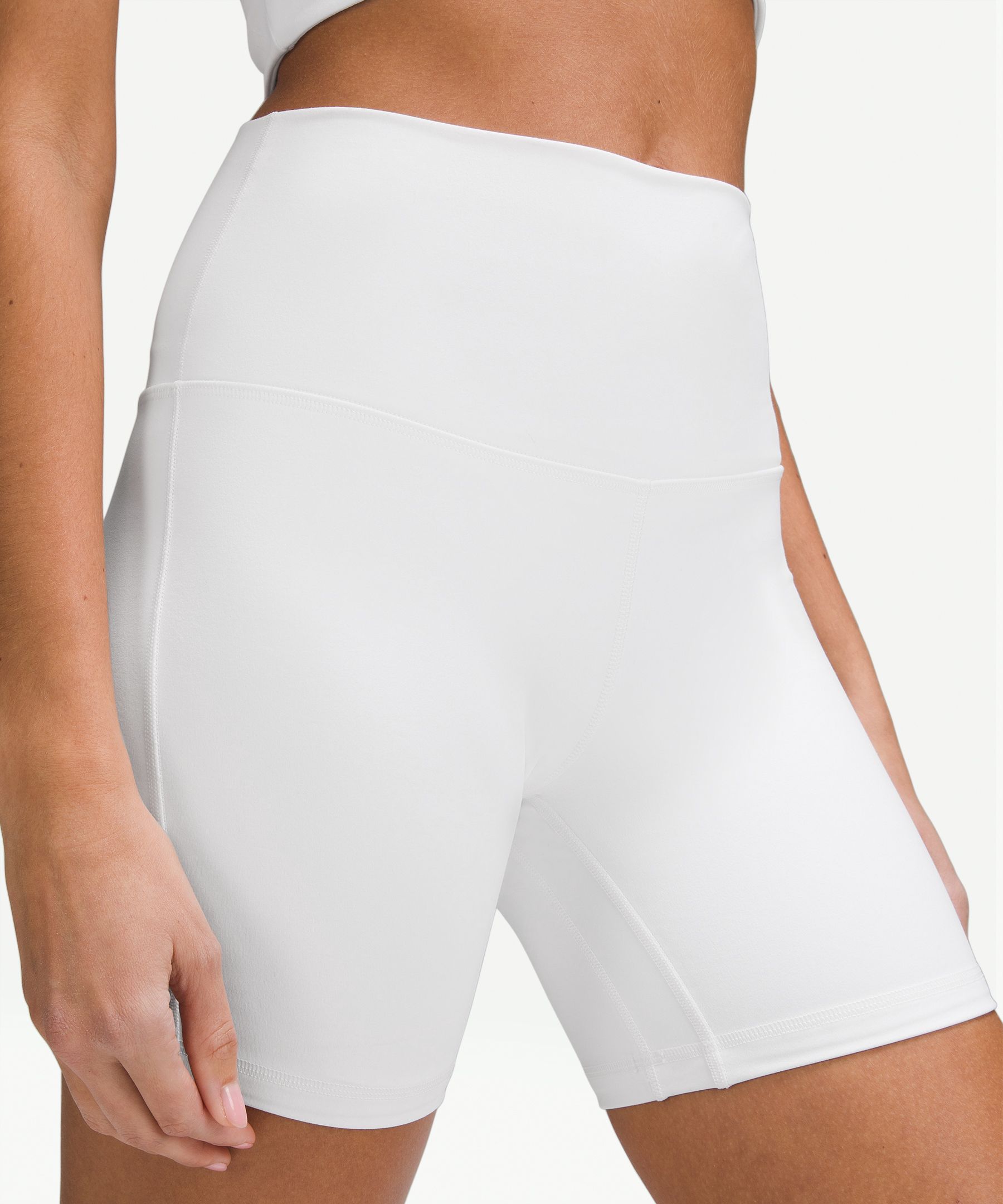 Cheap Women's High-Waist Buttocks Tight-Fitting Nude Yoga Fitness Running  Stretch Shorts