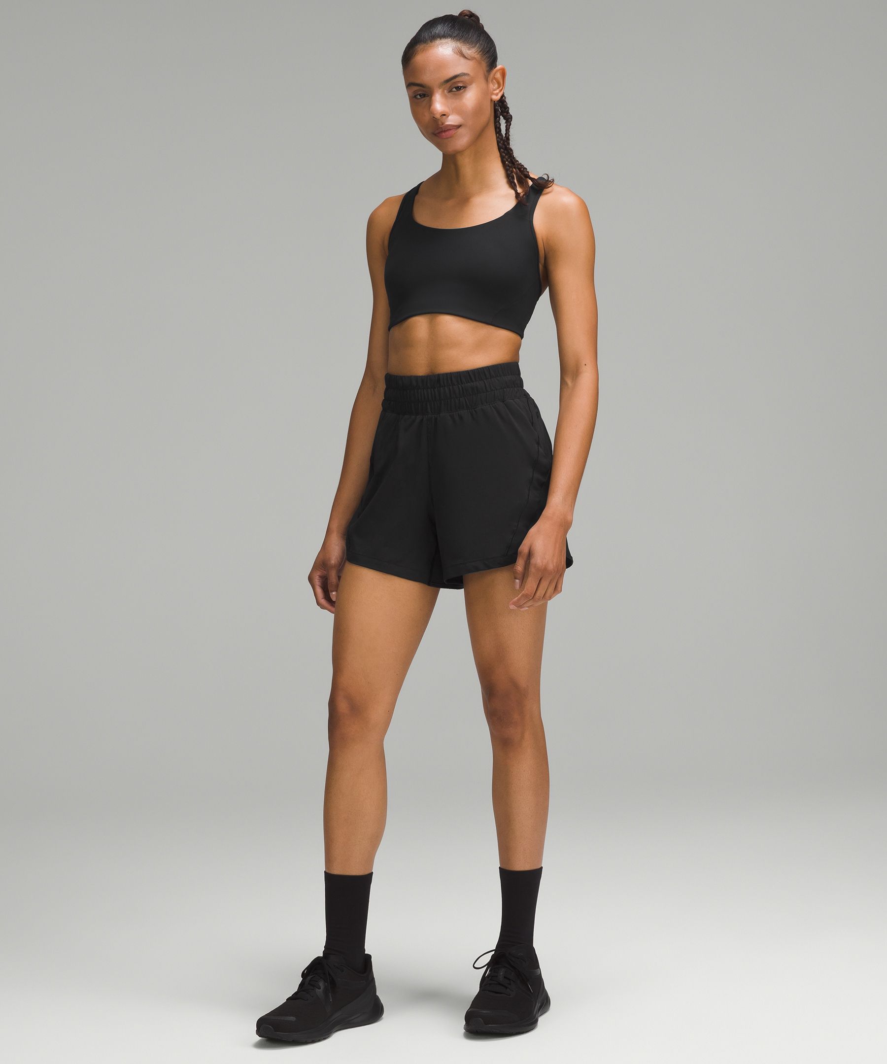 Lululemon Track That Mid-Rise Lined Short 5” Black Size 14​ - $70 - From Lux