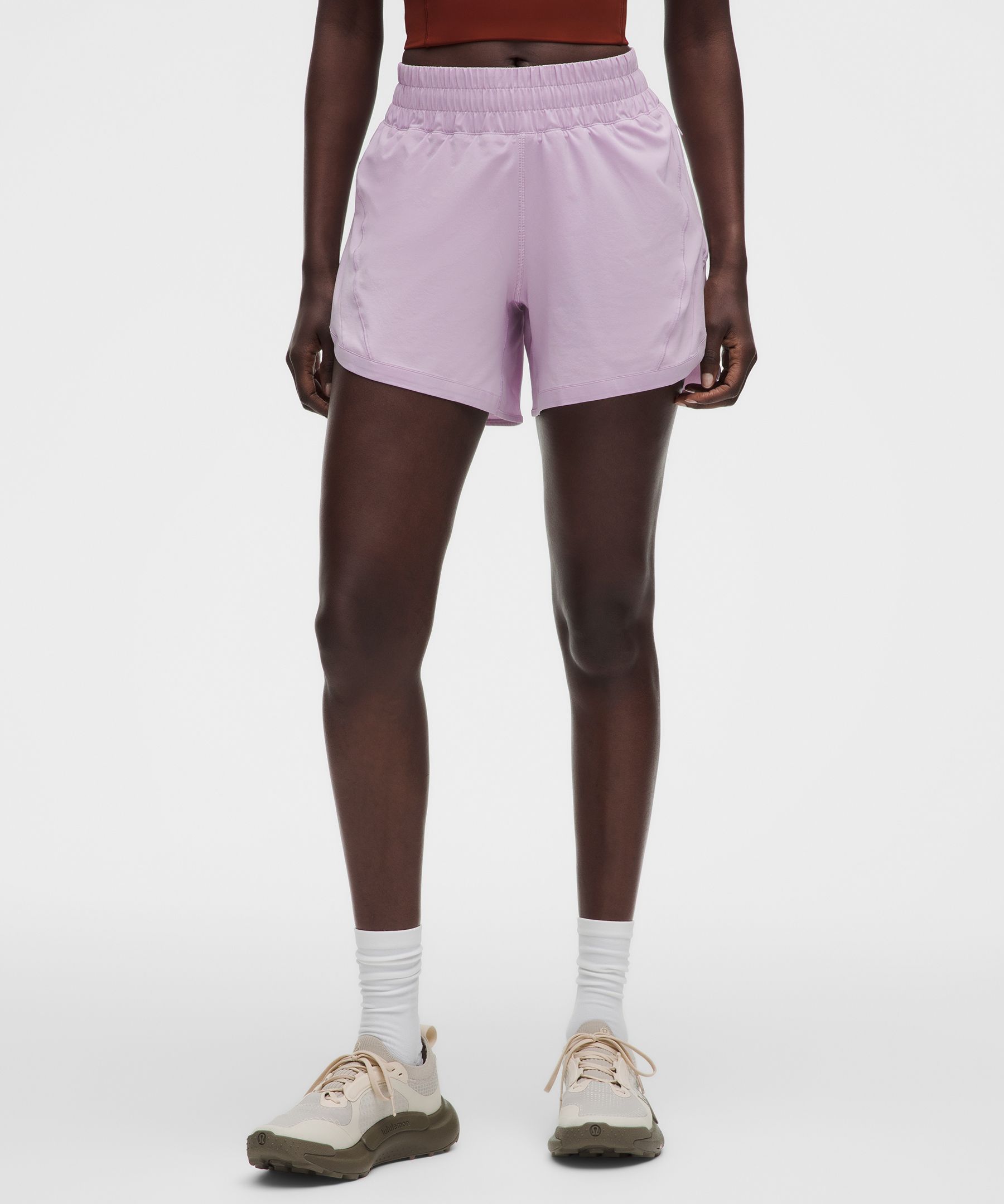 Short doublé taille haute Track That 13 cm