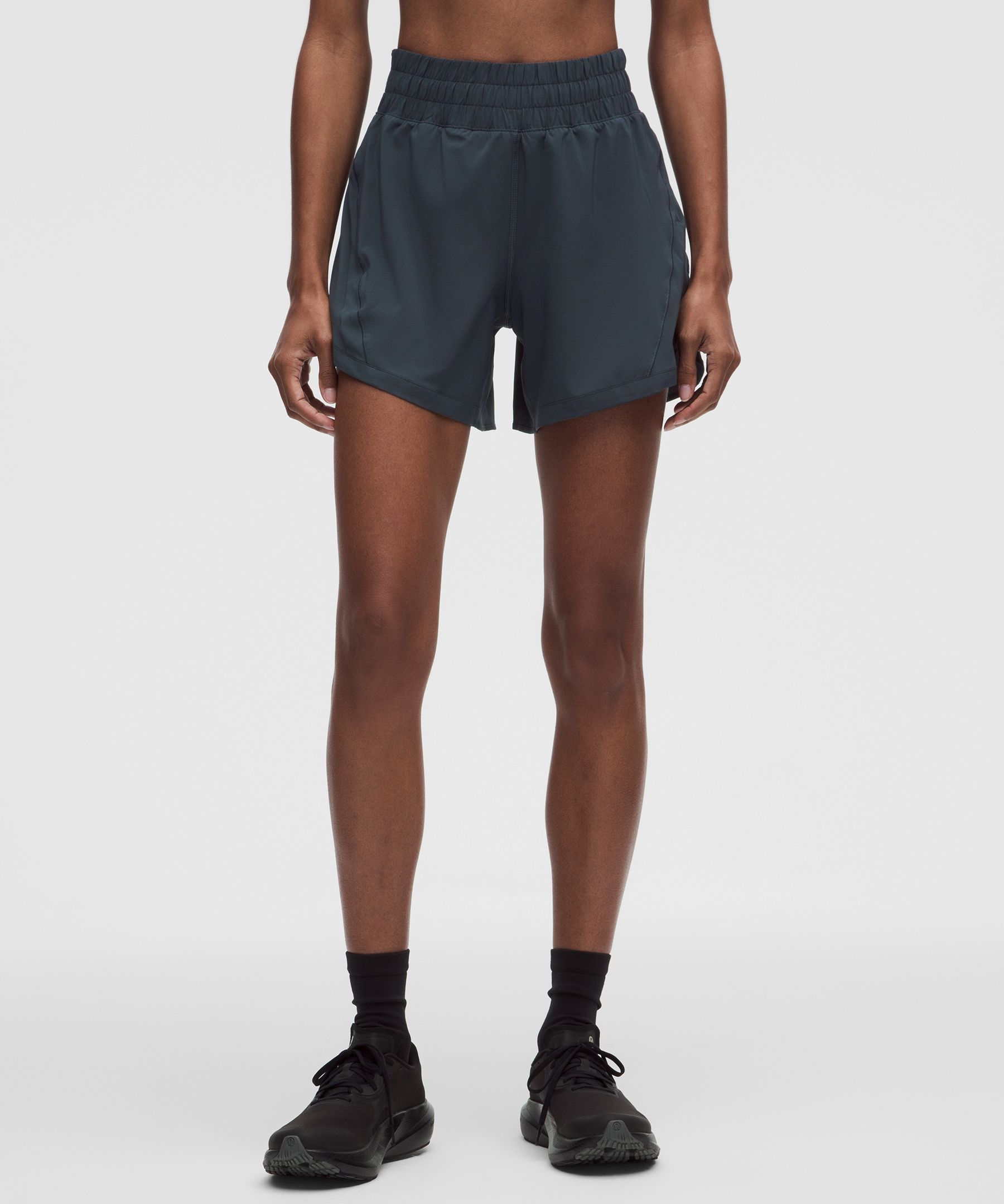 Short doublé taille haute Track That 13 cm