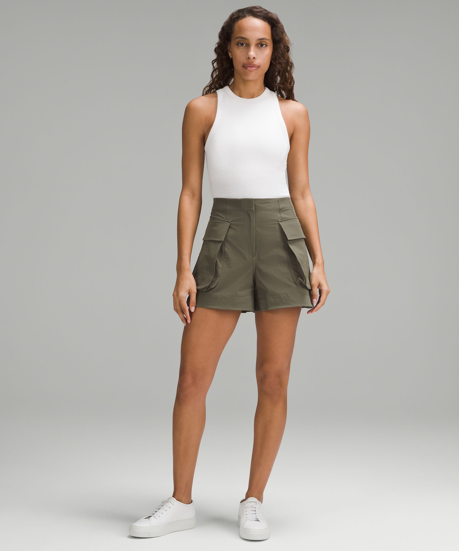Lululemon athletica Relaxed-Fit Super-High-Rise Cargo Short 4, Women's  Shorts