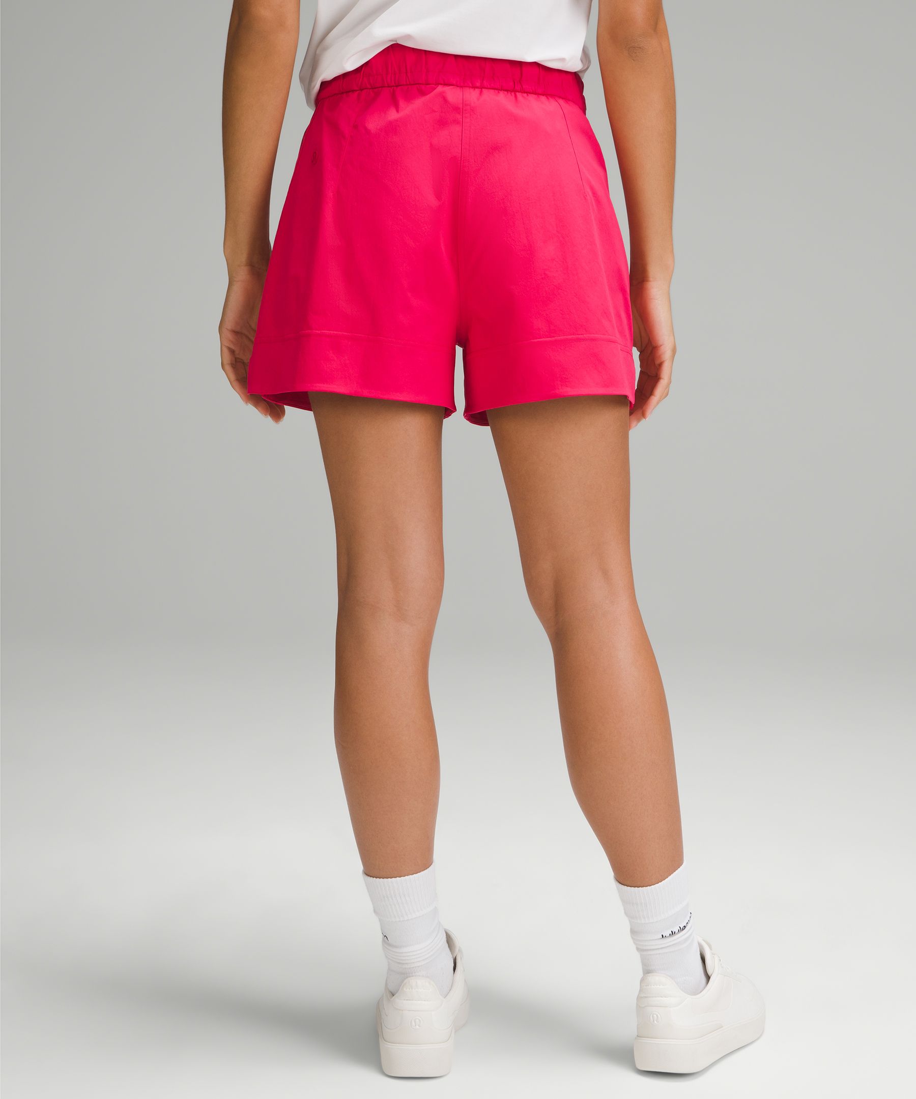 Cinchable Waist High-Rise Woven Short 3.5" | Women's Shorts