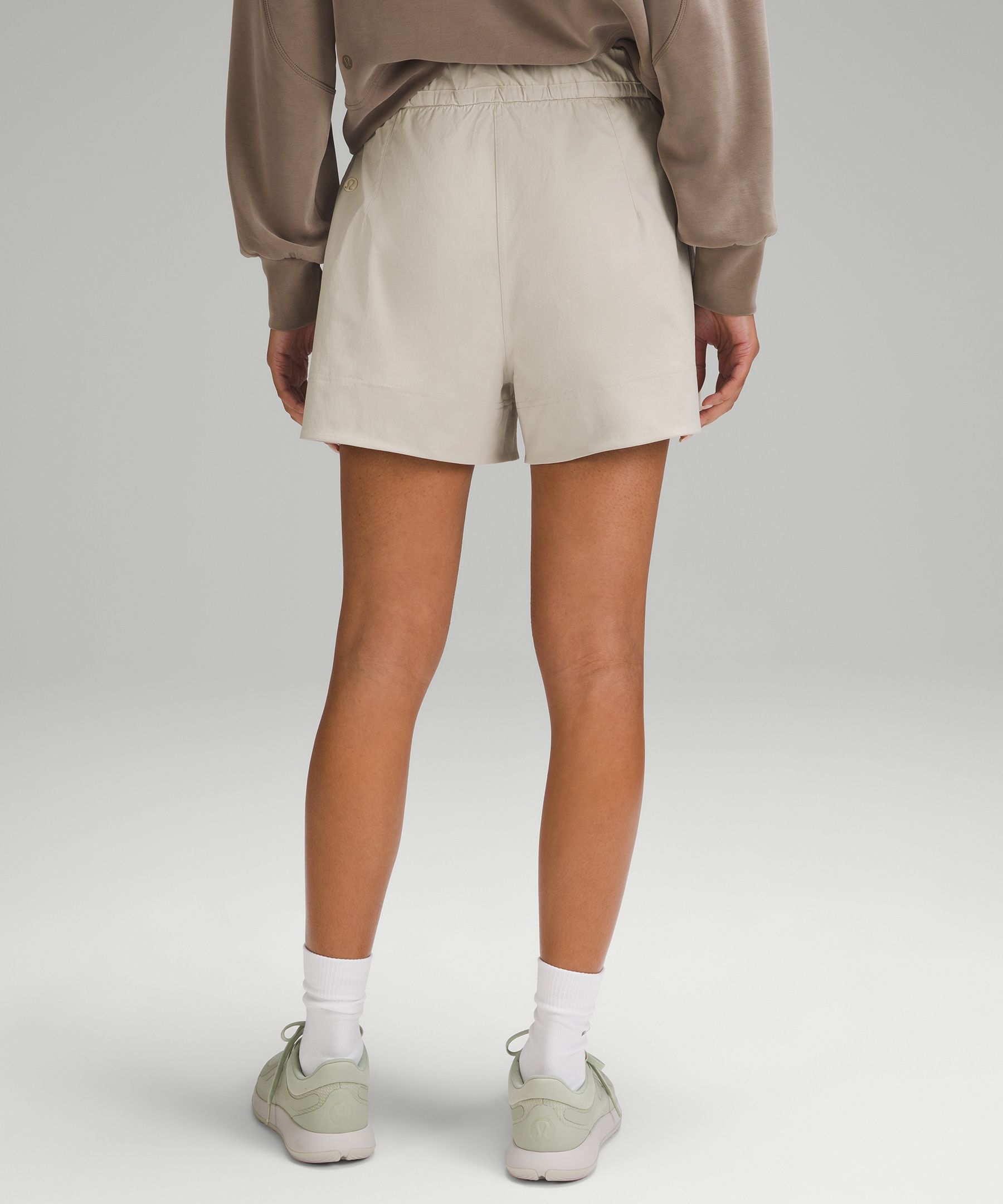 Cinchable Waist High-Rise Woven Short 3.5" | Women's Shorts