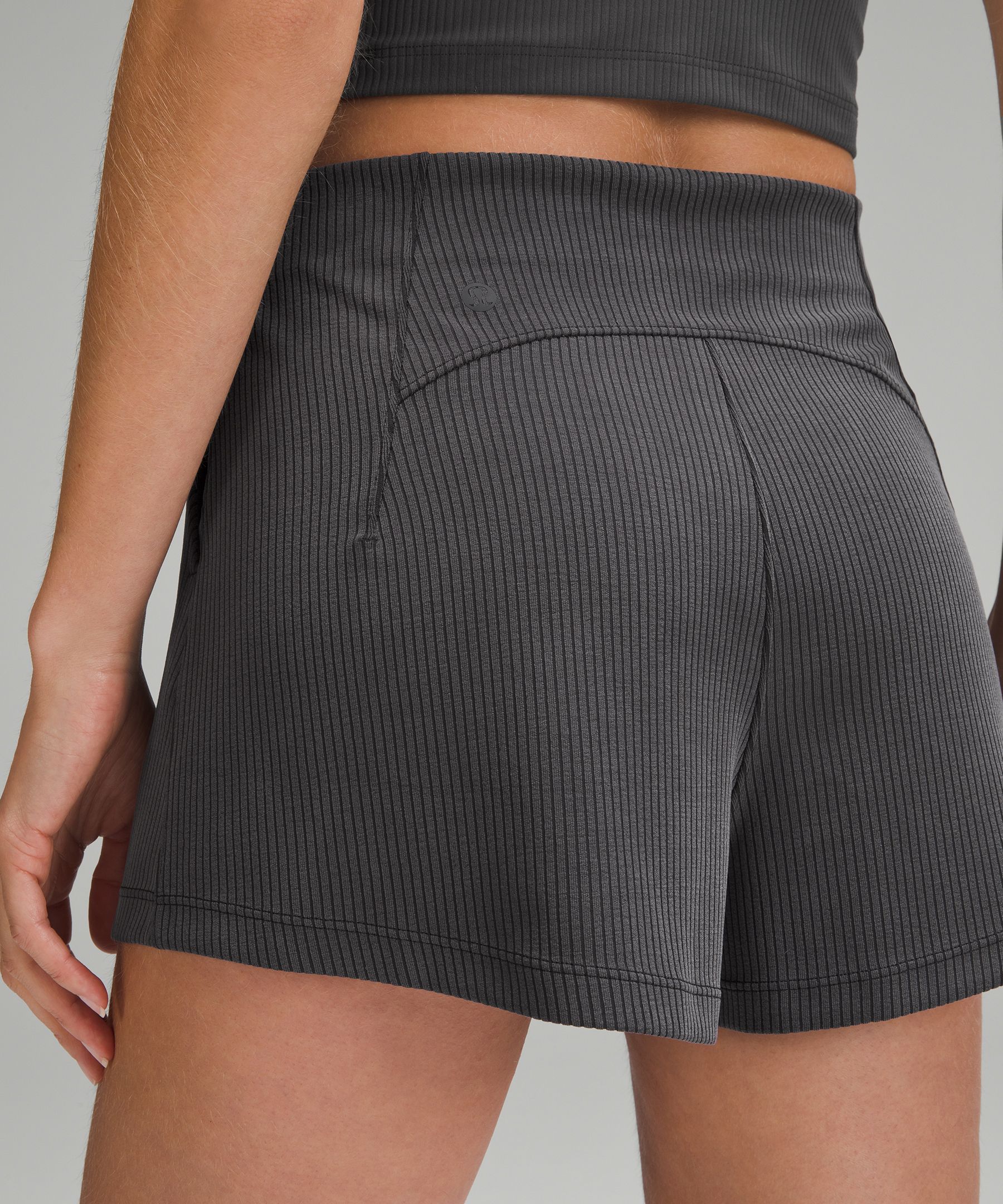 Fit pic of the Ribbed Contoured HR Short for my thick thigh girls. These  are squeezy 😔 : r/lululemon