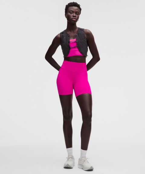 Женские шорты Lululemon Fast and Free с высокой посадкой
