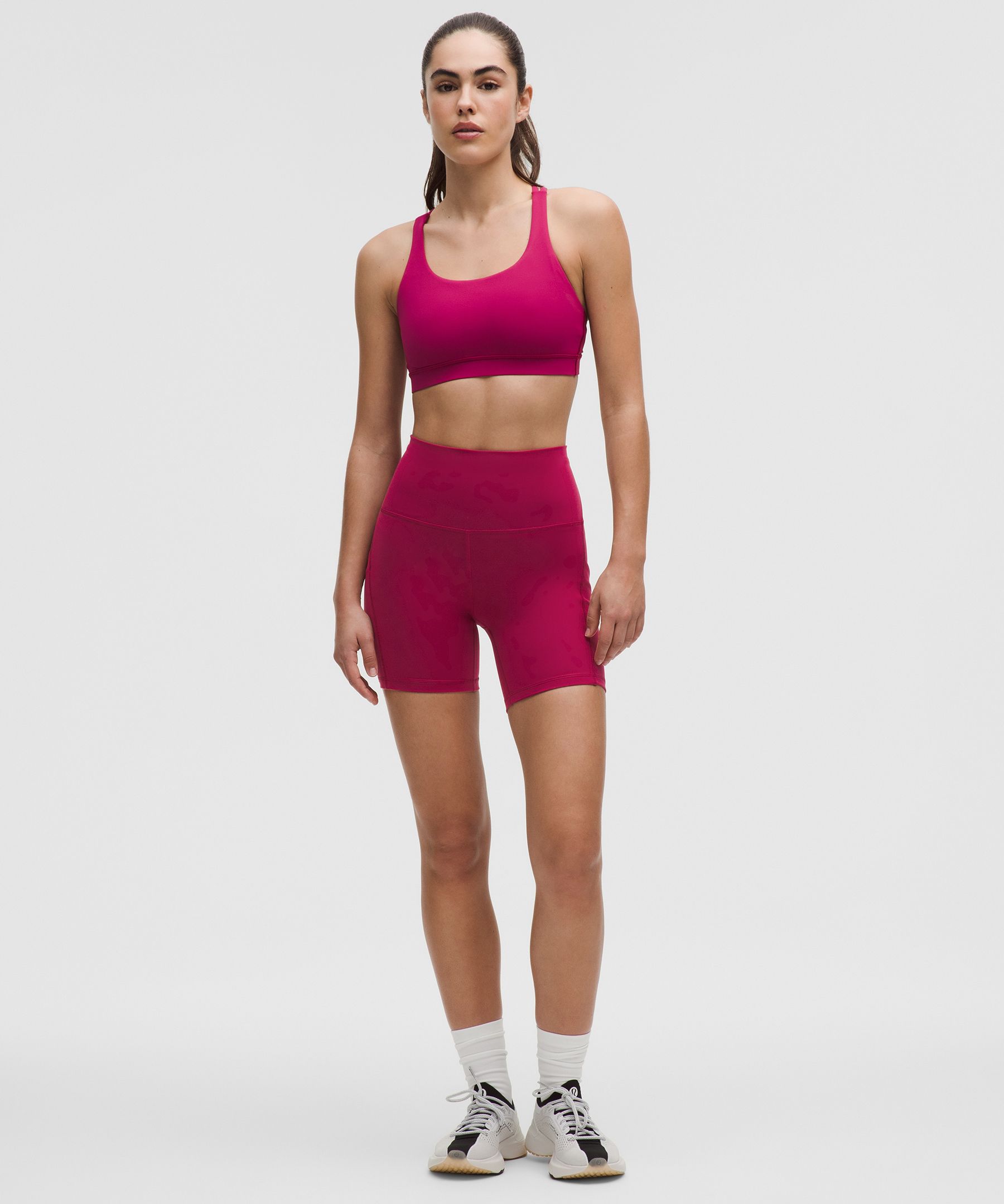Wunder Train High-Rise Short with Pockets 6" | Women's Shorts