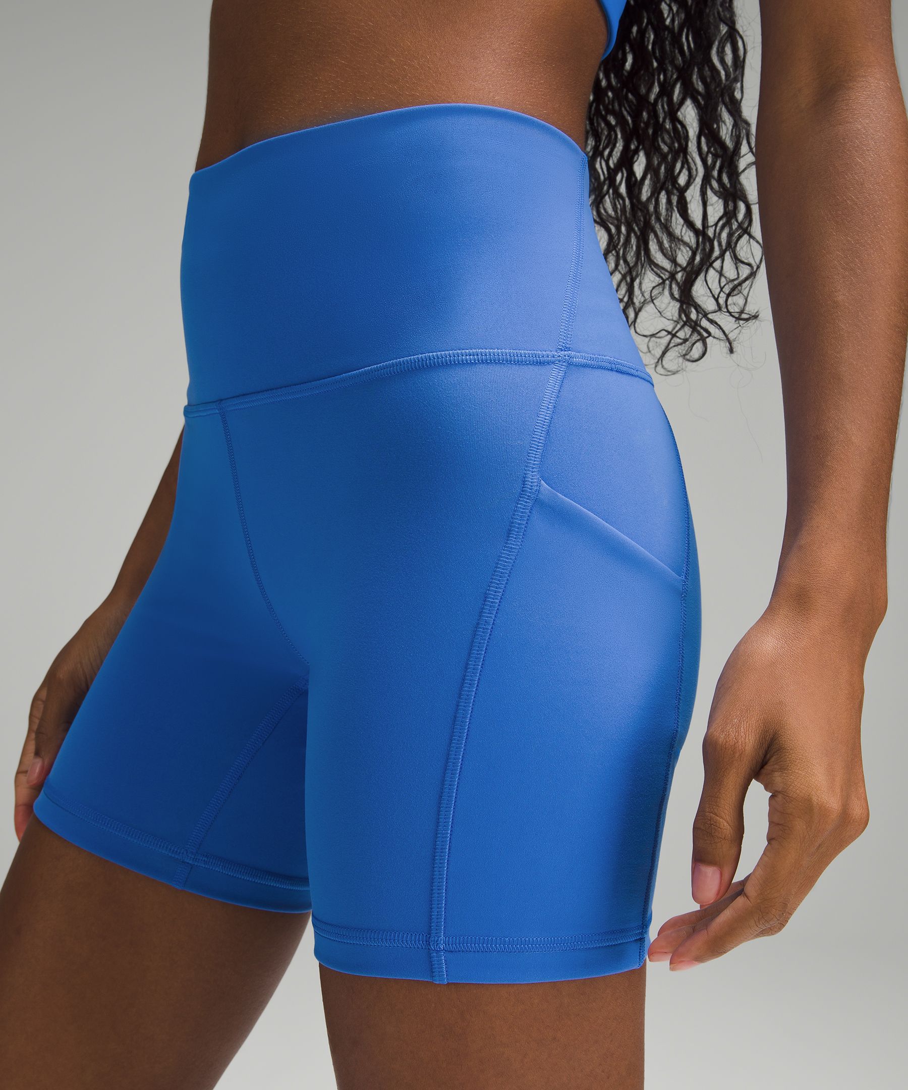 Wunder Train High-Rise Short with Pockets 6"