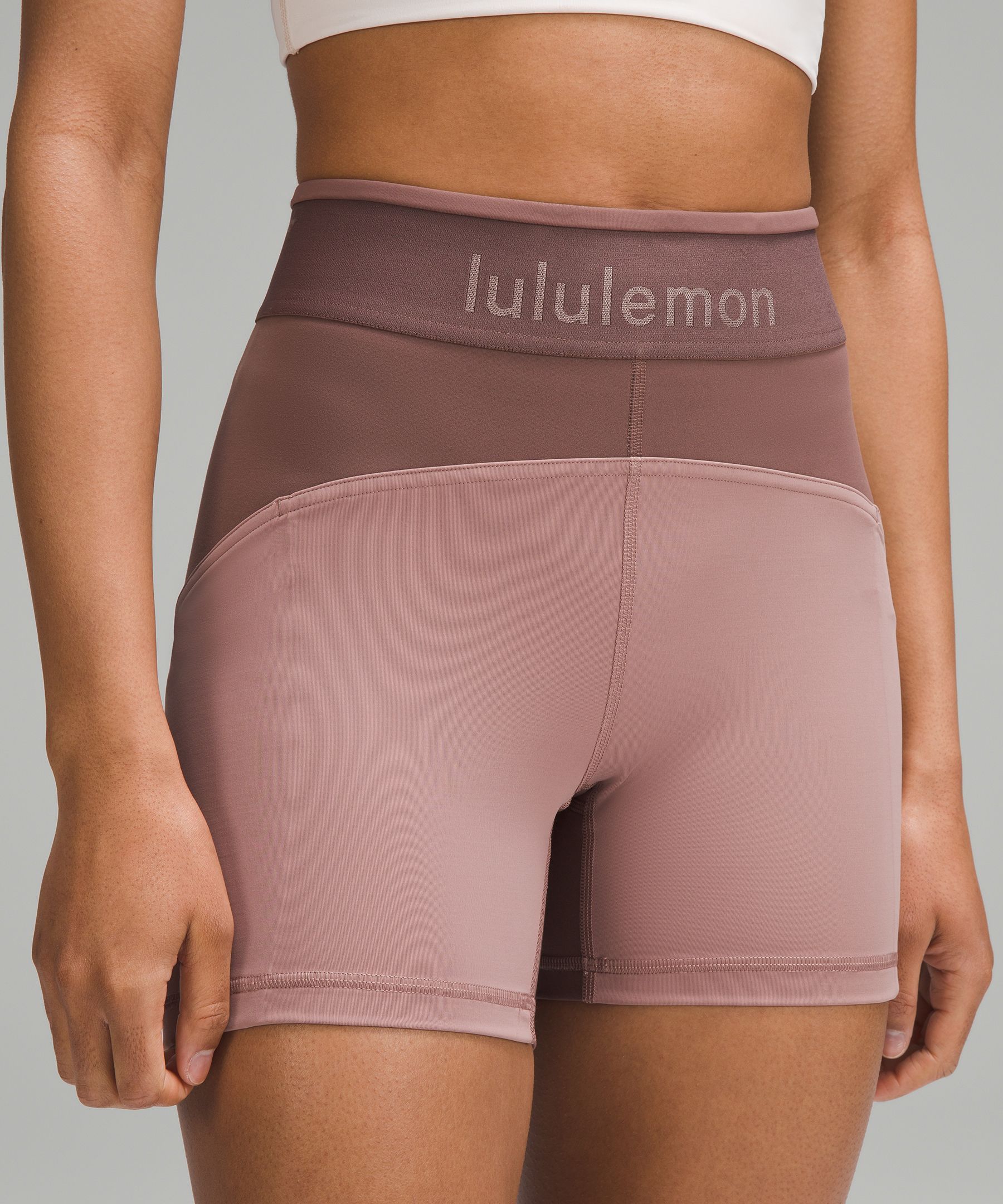 Lululemon Logo Waistband Everlux Training Crop 15 - Black - lulu fanatics