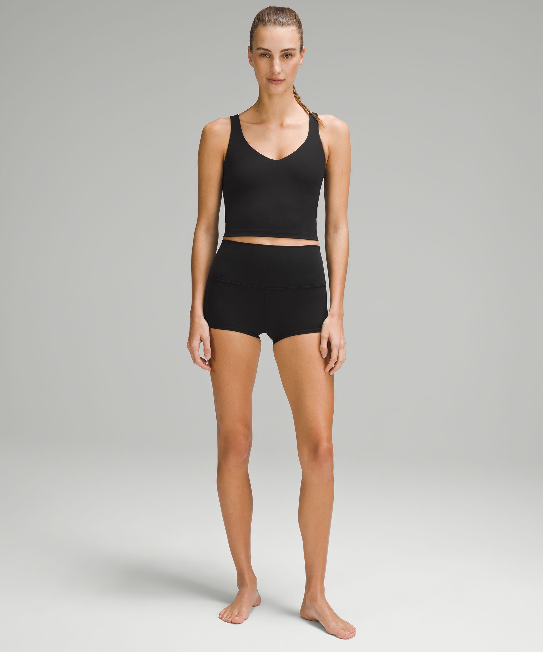 650# Women Yoga Shorts 2.5 with Liner Side Zipper Pockeks Sports