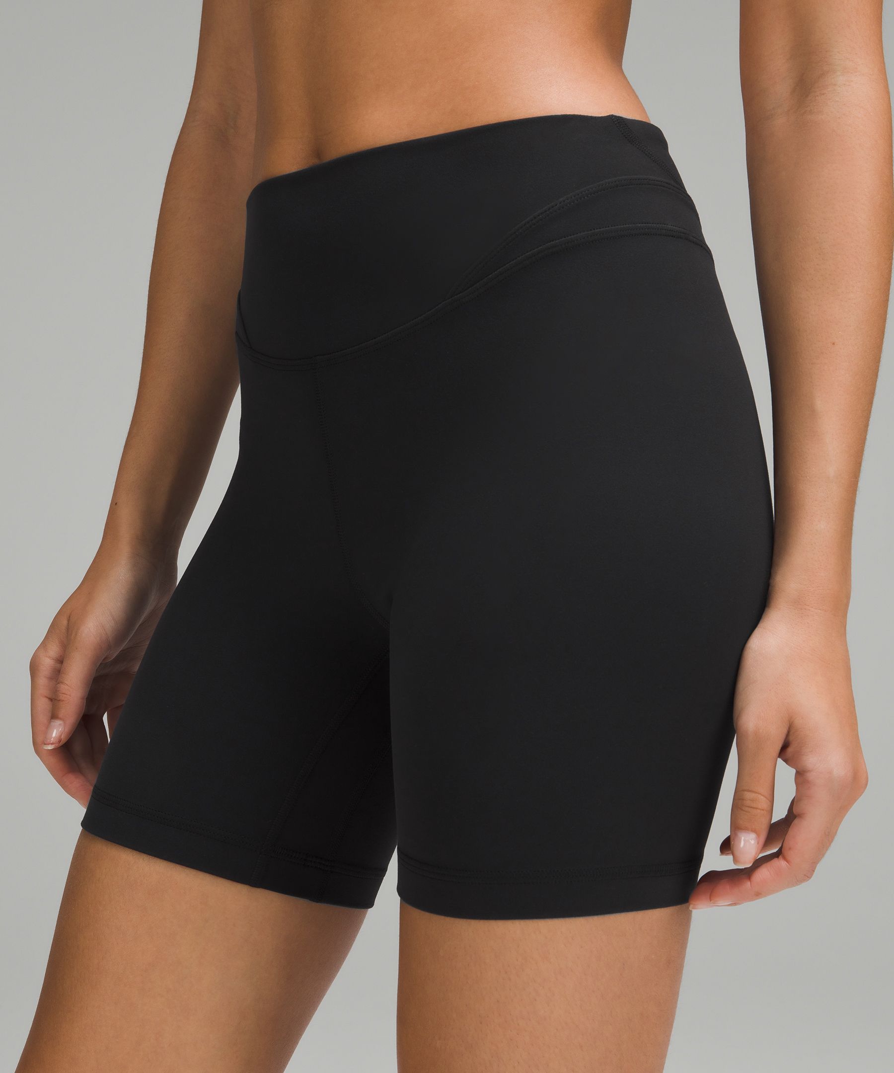 Lululemon athletica Luluemon Align™ Ribbed High-Rise Short 6 *Shine, Women's Shorts