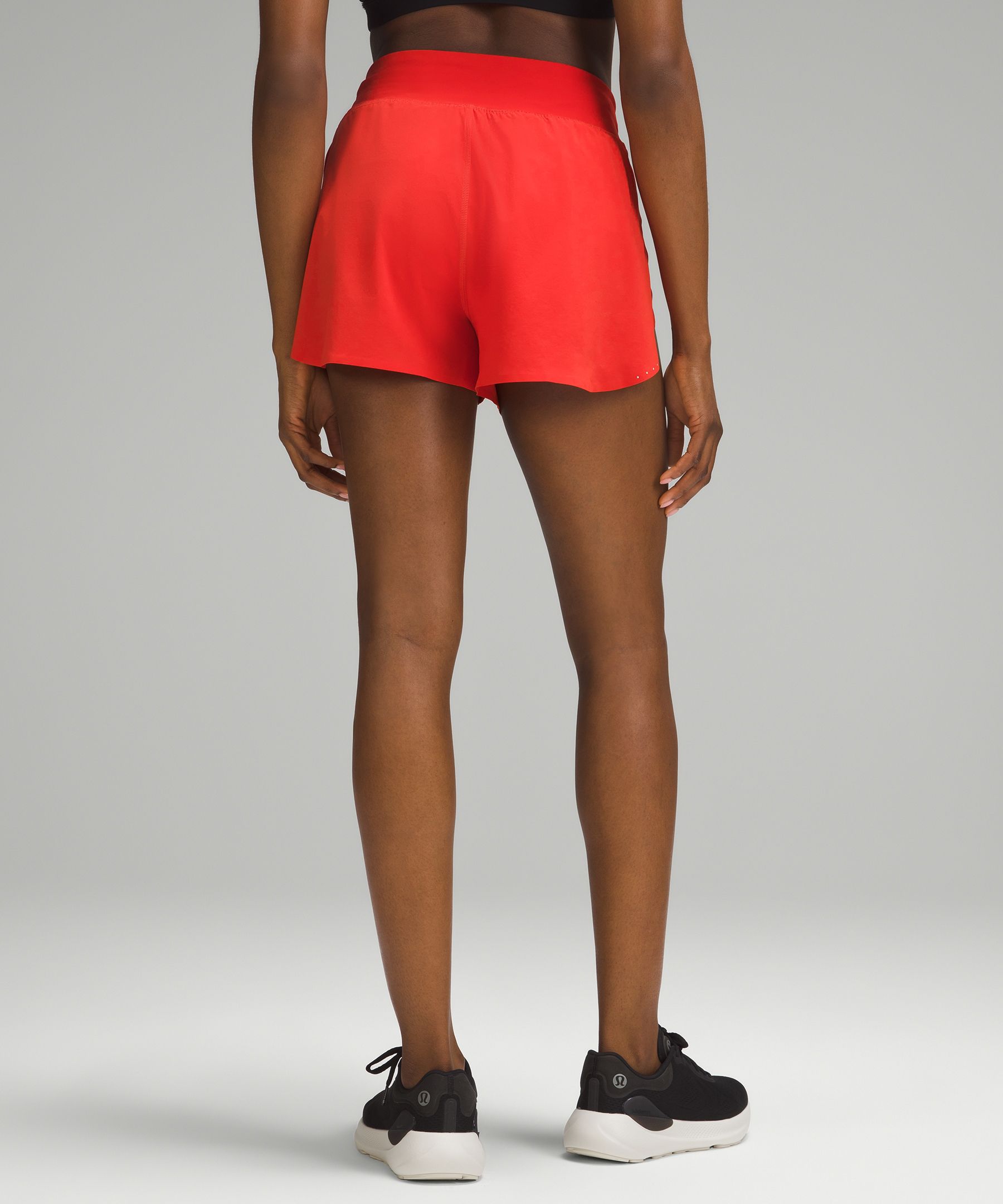 Shop Lululemon Fast And Free Reflective High-rise Classic-fit Shorts 3"