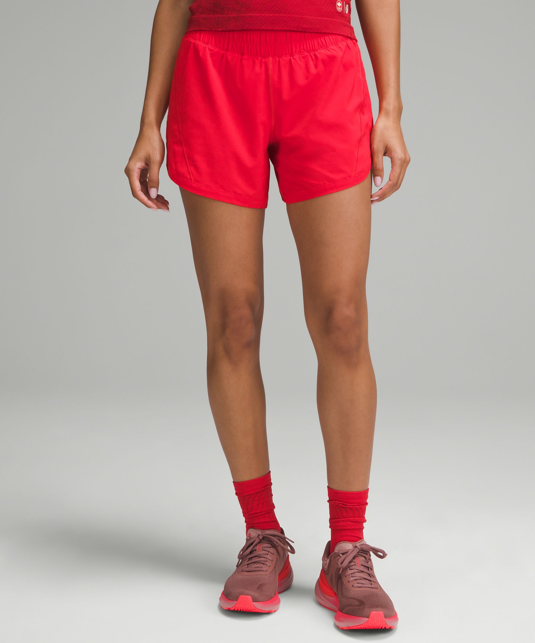 Team Canada Track That Mid-Rise Lined Short 5" *COC Logo | Women's Shorts