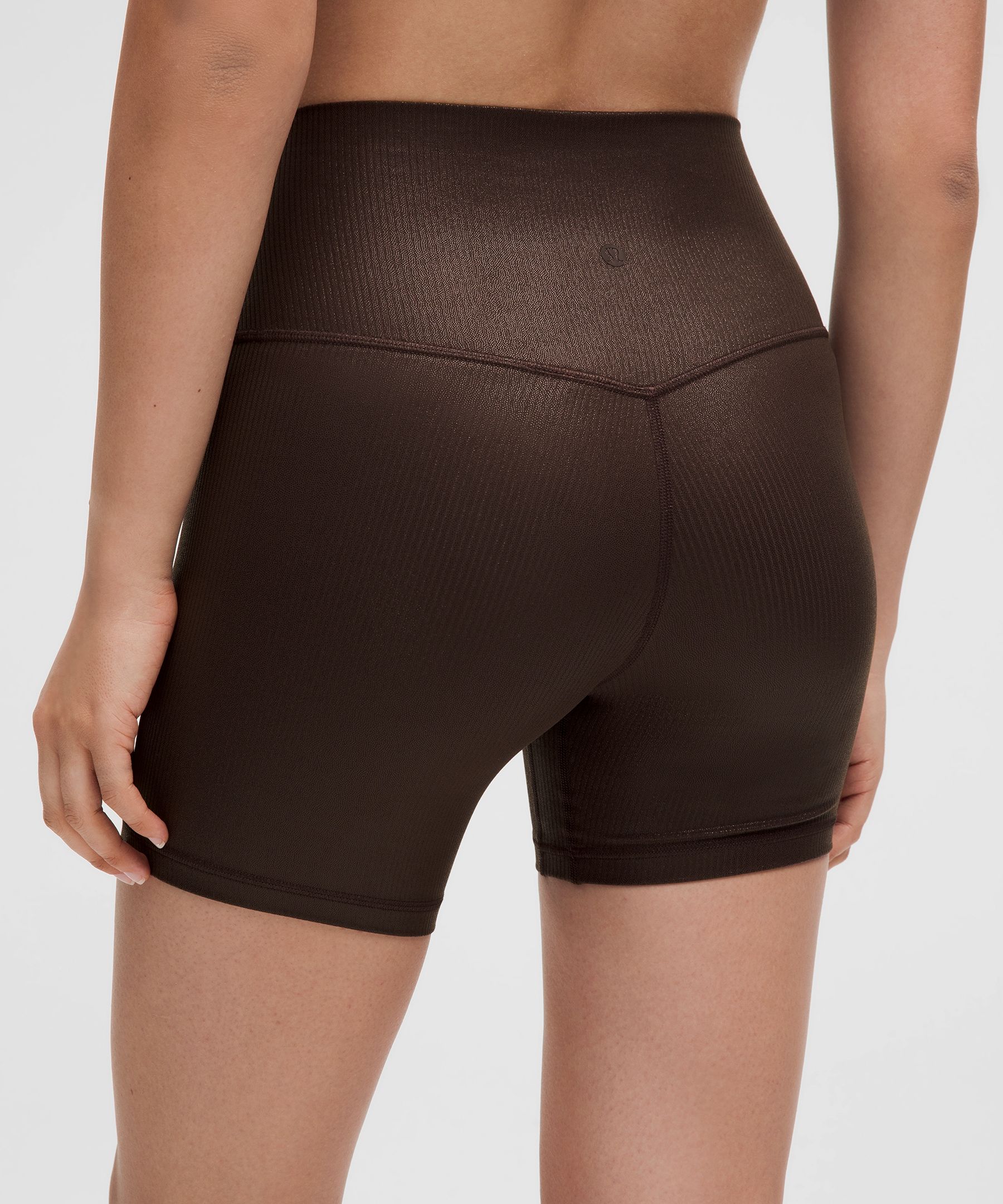 Lululemon Align™ High-rise Ribbed Short 6" Shine