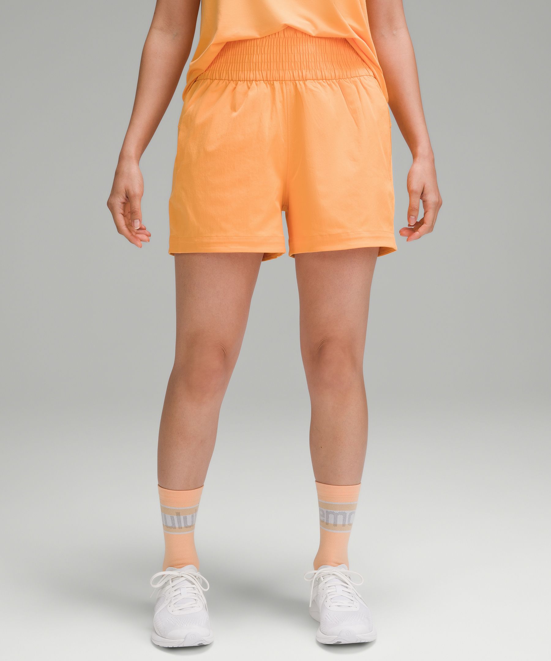 Lightweight Relaxed-Fit High-Rise Shorts 3.5"