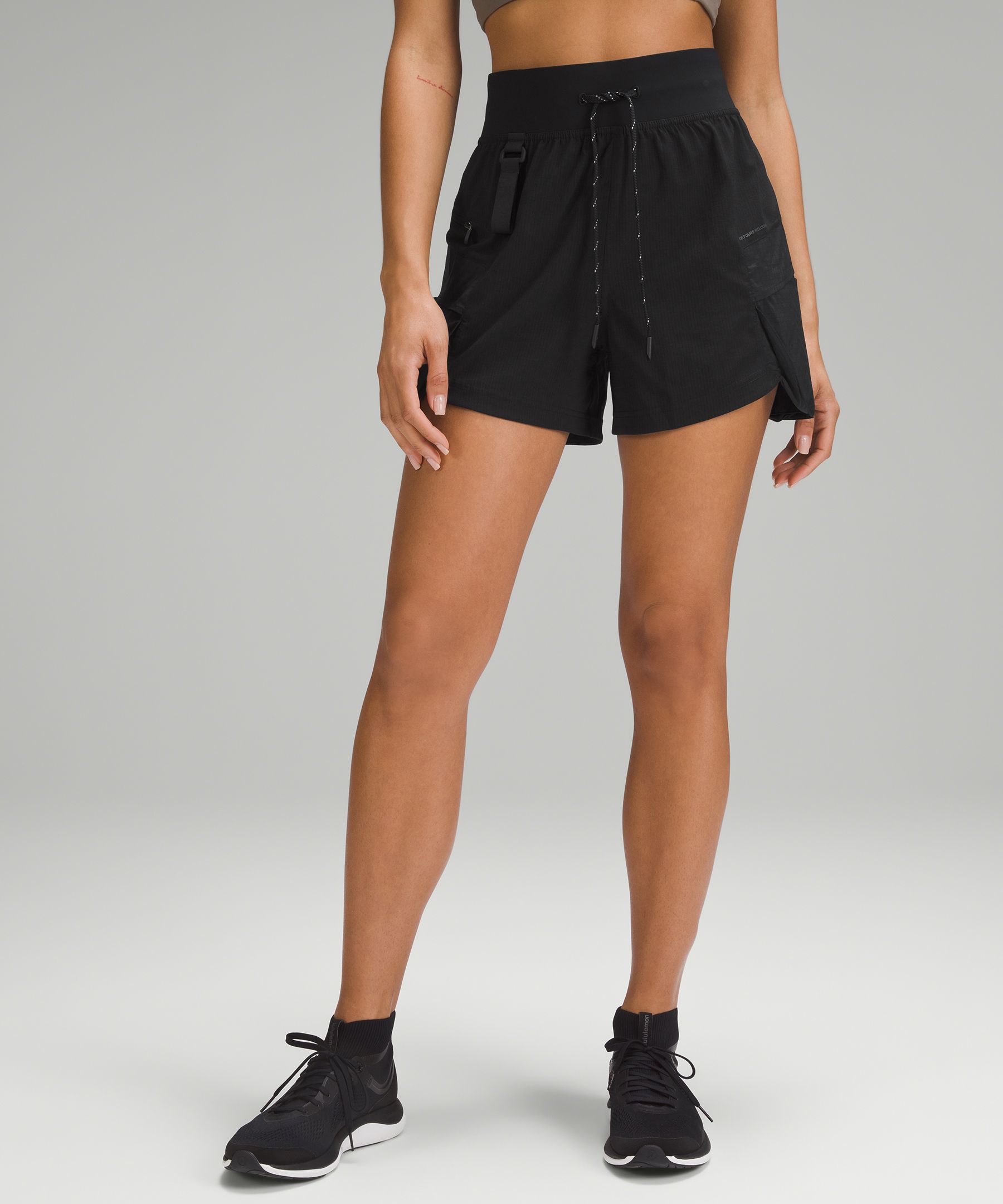 Lululemon athletica Stretch Woven Relaxed-Fit High-Rise Short 4, Women's  Shorts