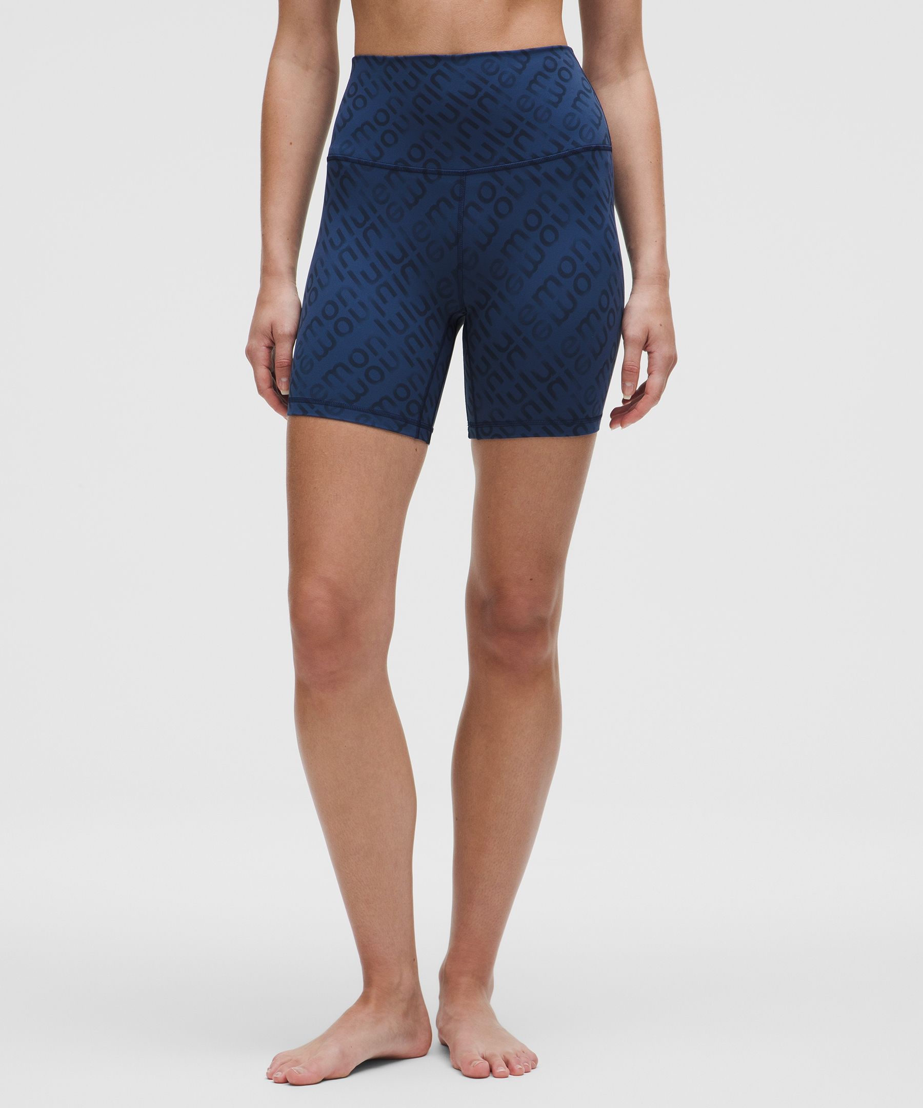 Lululemon Align™ High-rise Short 6" In Blue