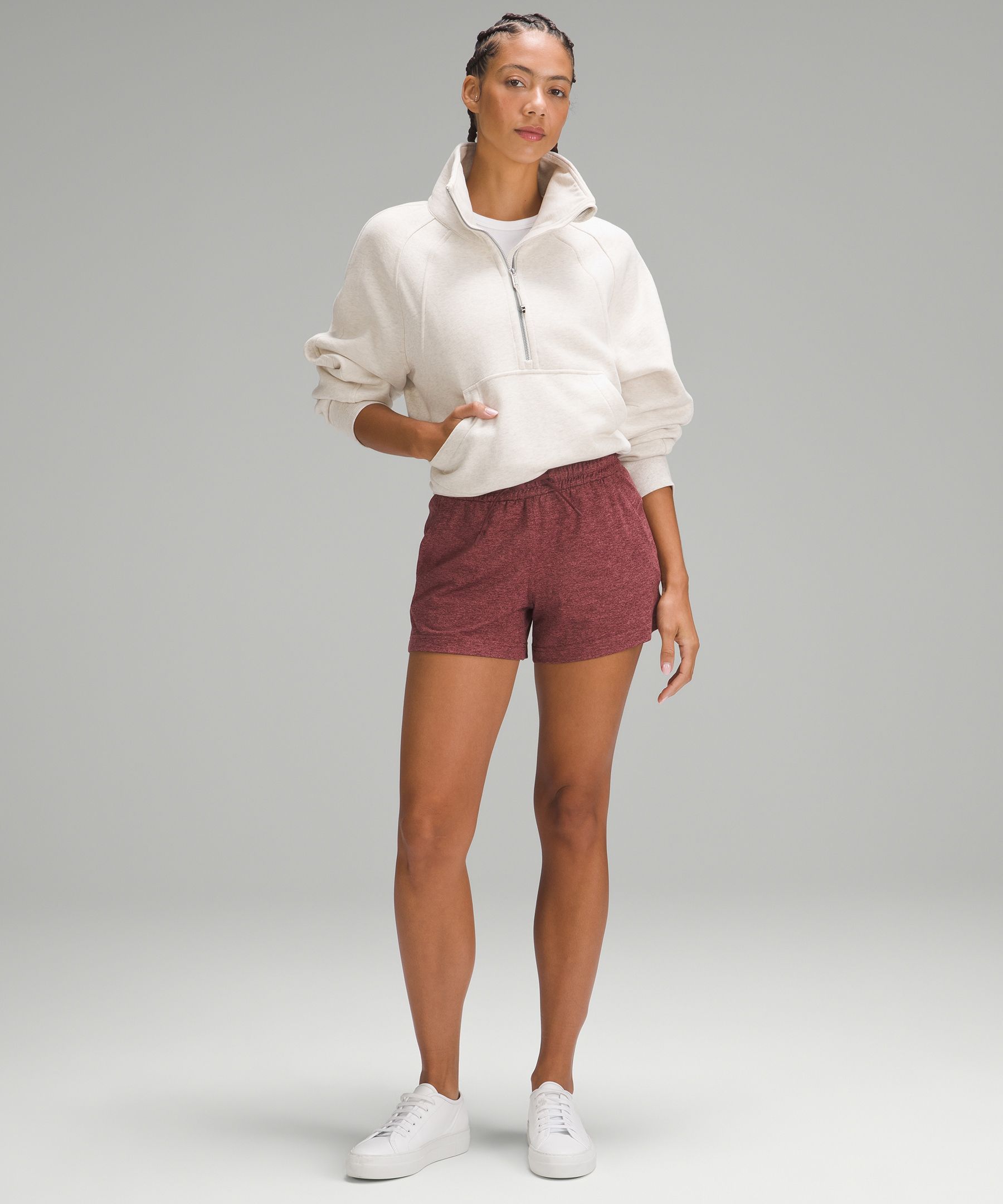 Soft Jersey Relaxed-Fit Mid-Rise Short 4