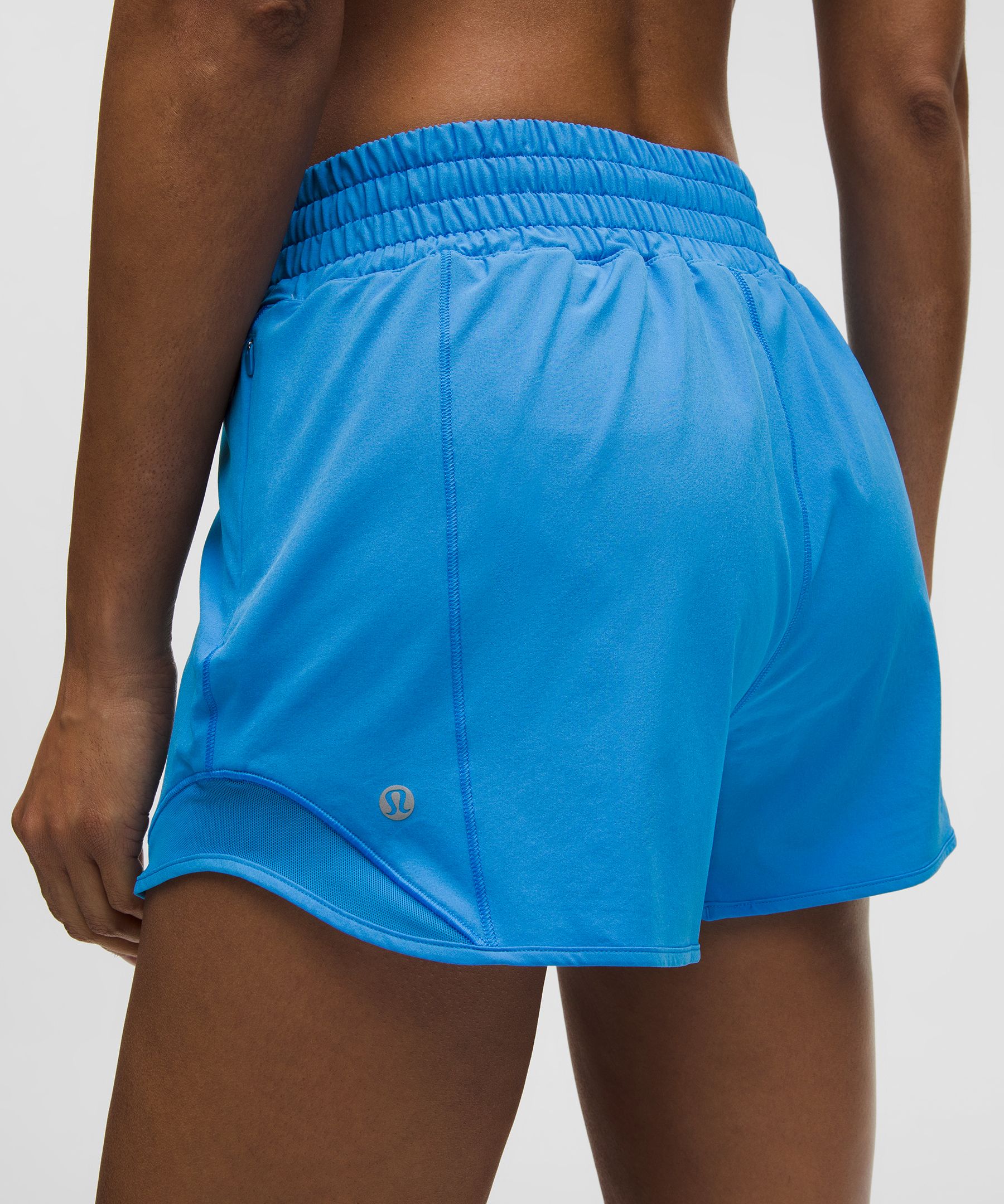 Lululemon Hotty Hot High-rise Lined Short 4" In Blue