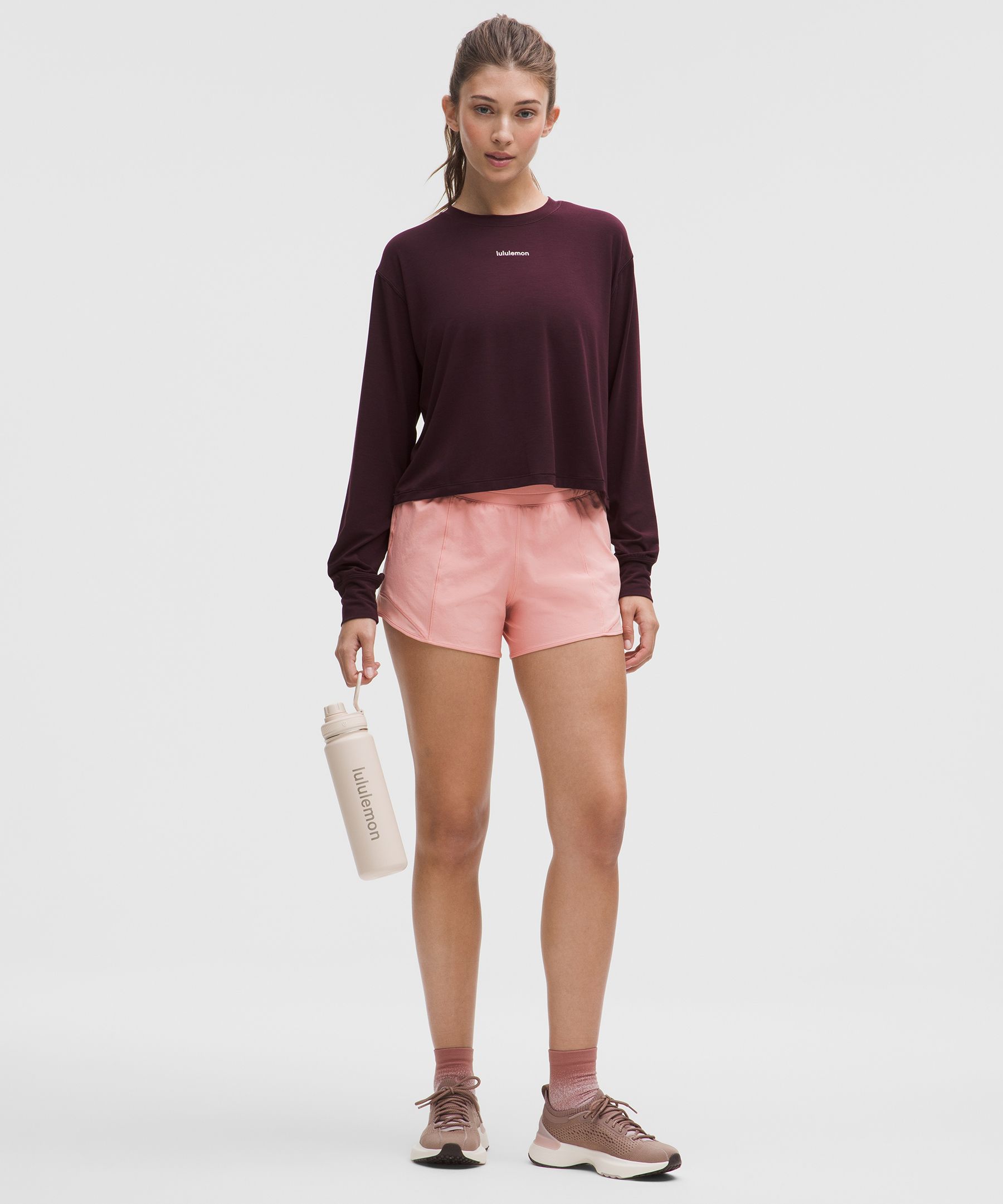 Hotty Hot ハイライズ インナー付きショーツ 4インチ | ショートパンツ