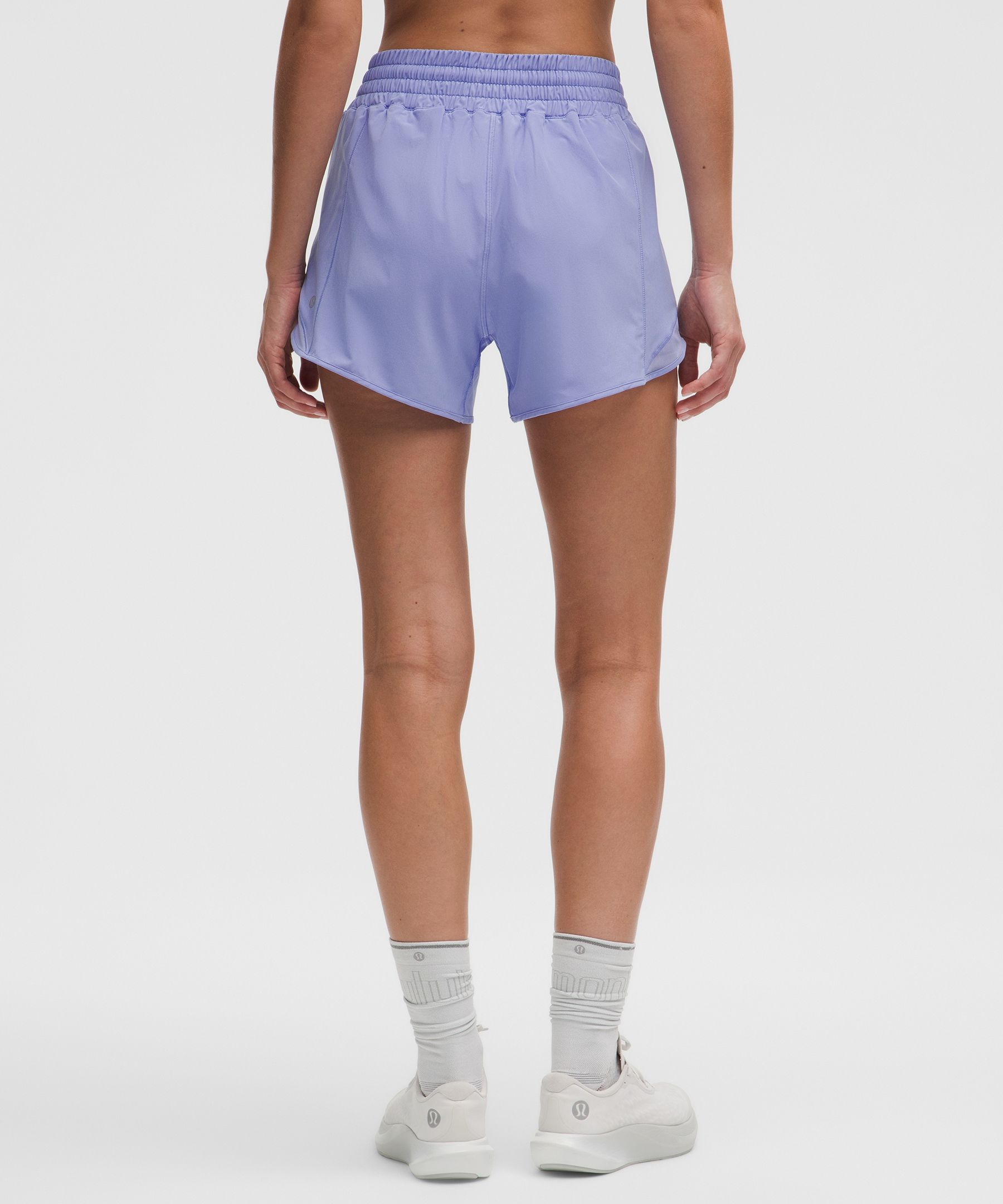 Lululemon Hotty Hot High-rise Lined Short 4" In Purple
