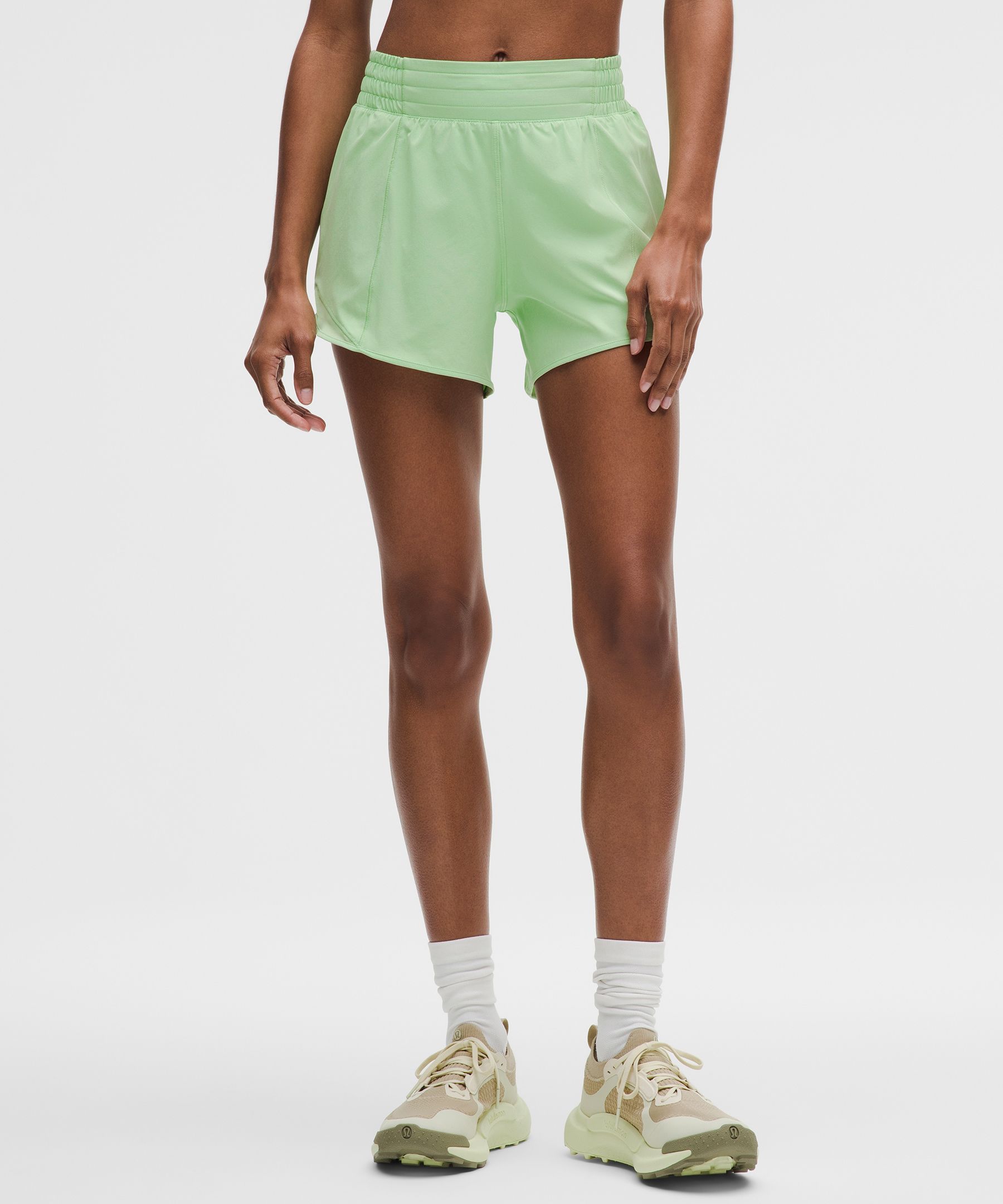 Shorts Hotty Hot con forro y tiro alto 4"